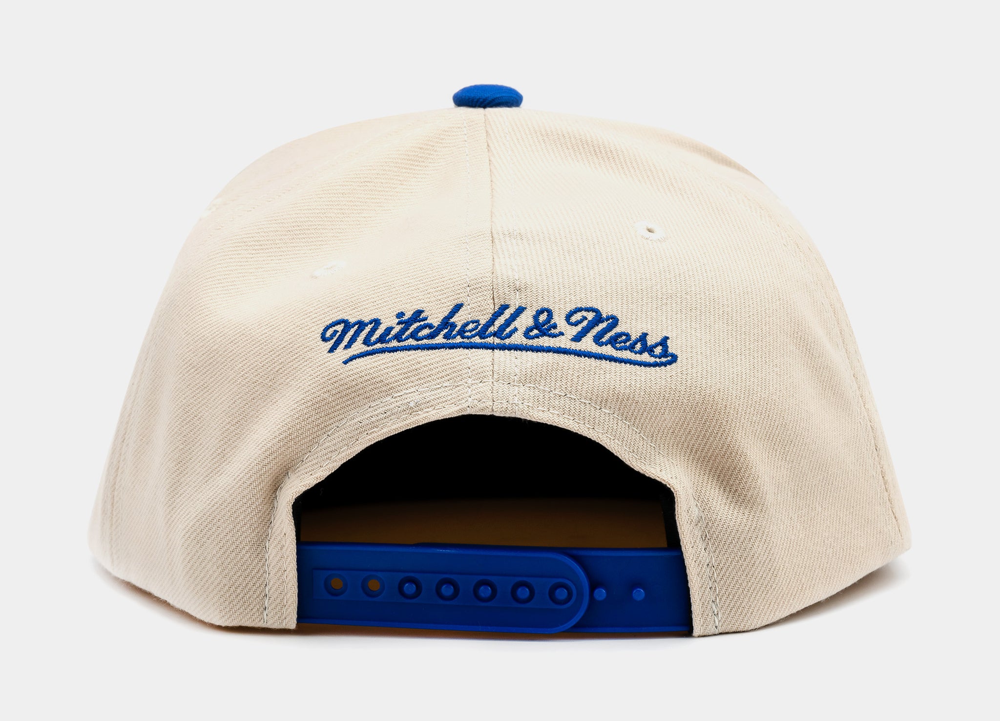 Shoe Palace Exclusive 30th Anniversary Dallas Mavericks Snapback Mens Hat  (Blue/Beige)