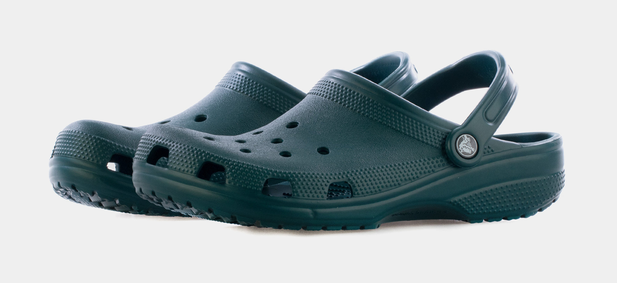 Dark 2025 green crocs