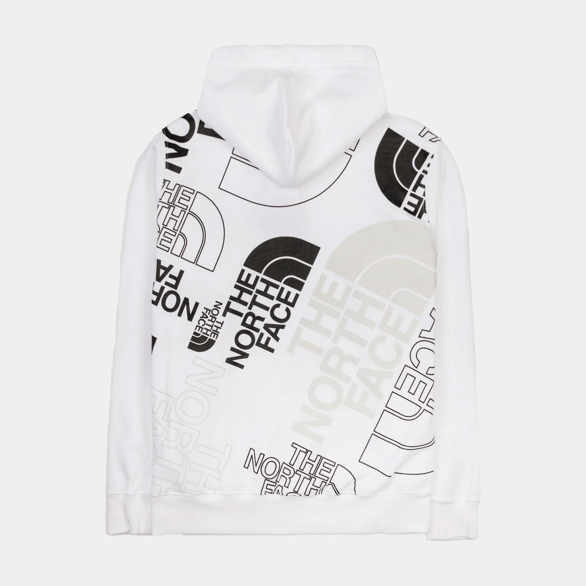 Graphic Injection Mens Hoodie (White) Free Shipping