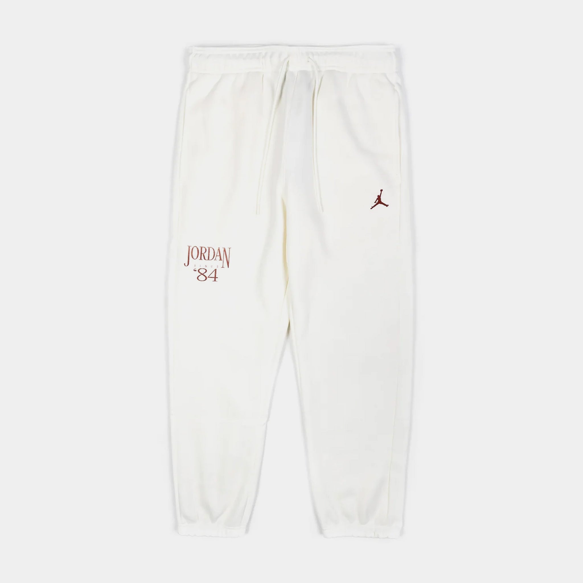 White and 2024 red jordan sweatpants