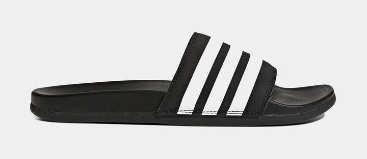 Adidas Adilette Comfort Slide Sandals Black White 11