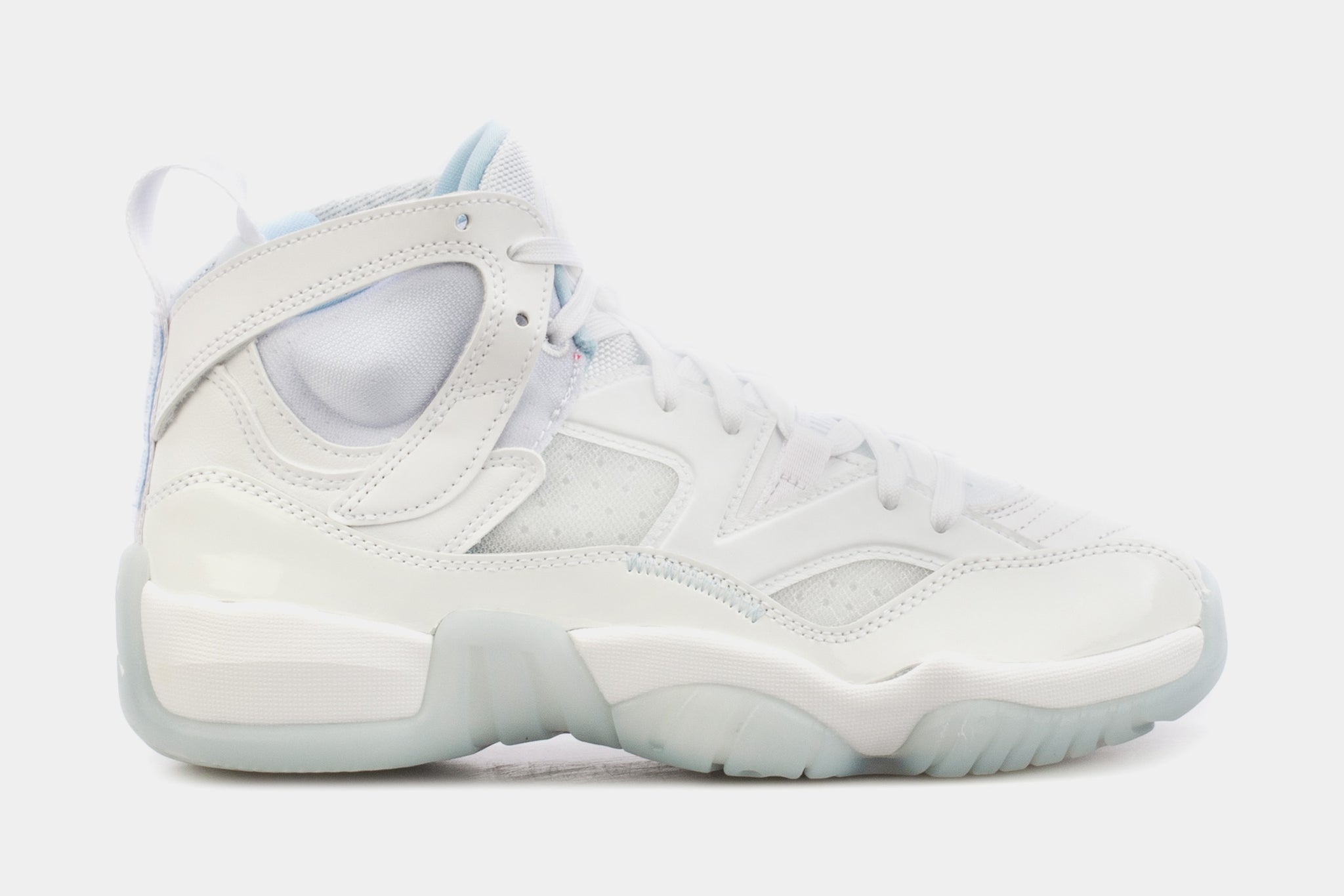 All white 2024 jordan basketball shoes