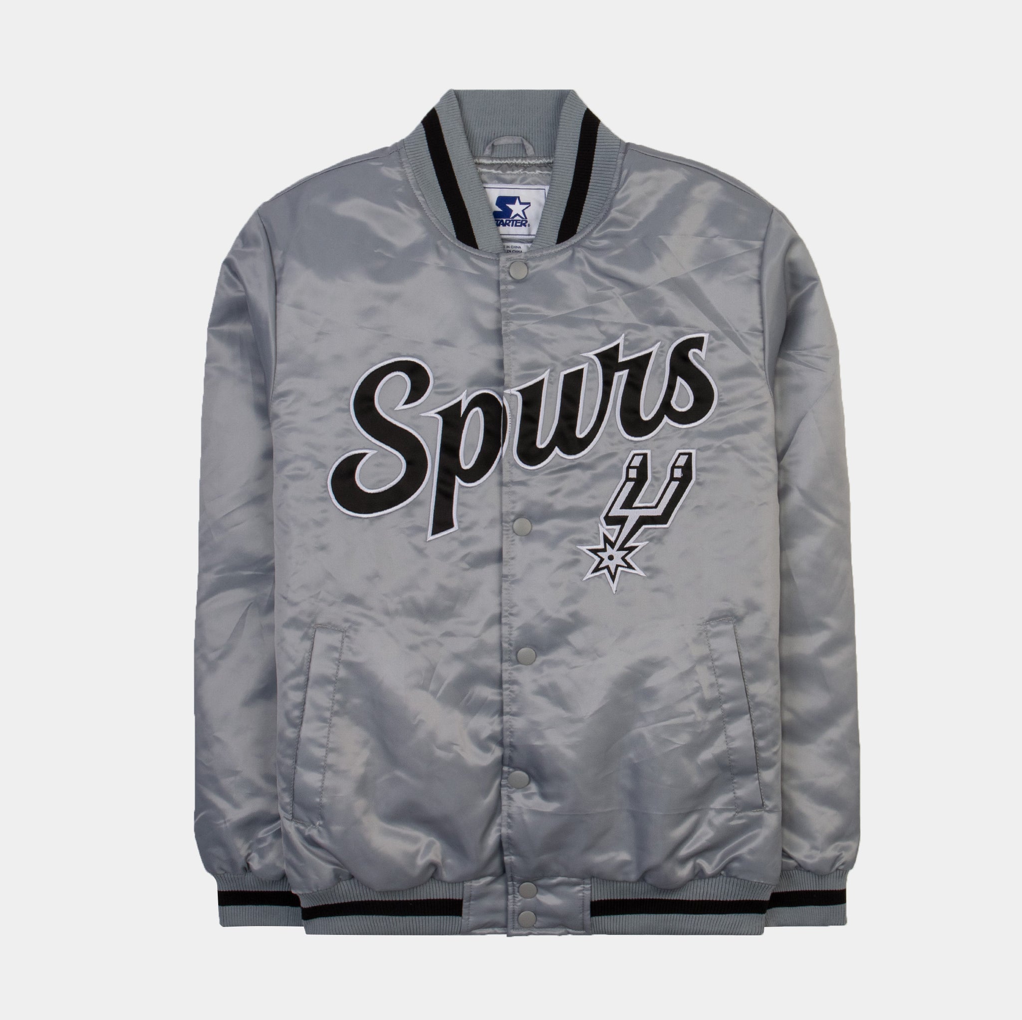 Mitchell & Ness San Antonio Spurs Track Jacket in Black for Men