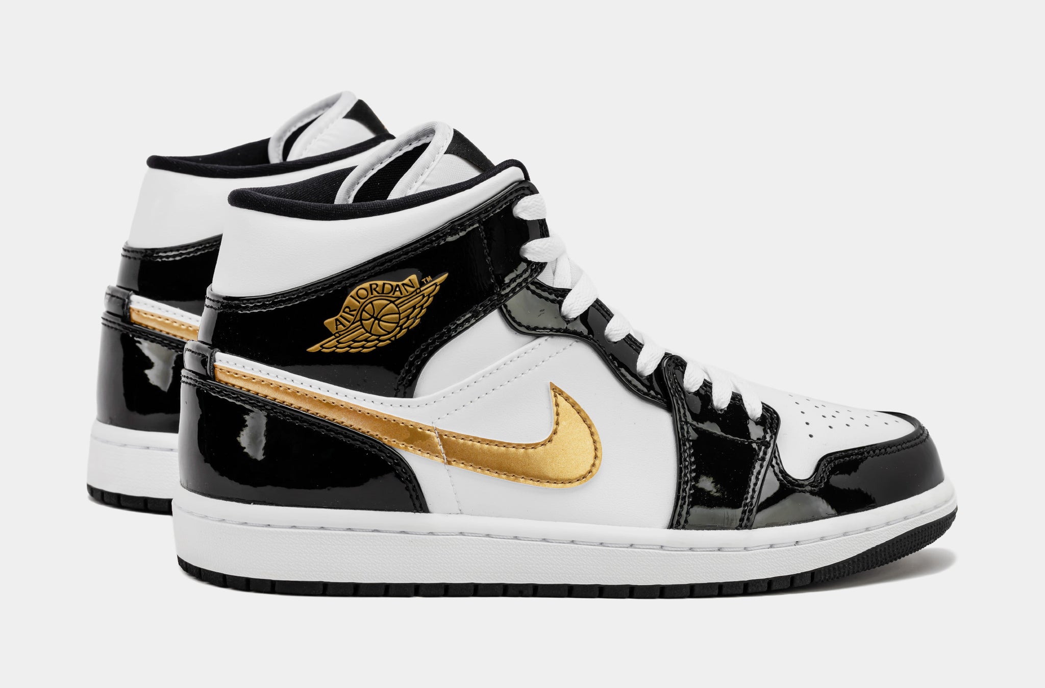 Gold and clearance black air jordans