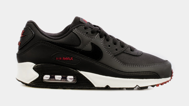 Nike Air Max 90 365 Leather Grade School Running Shoes Black