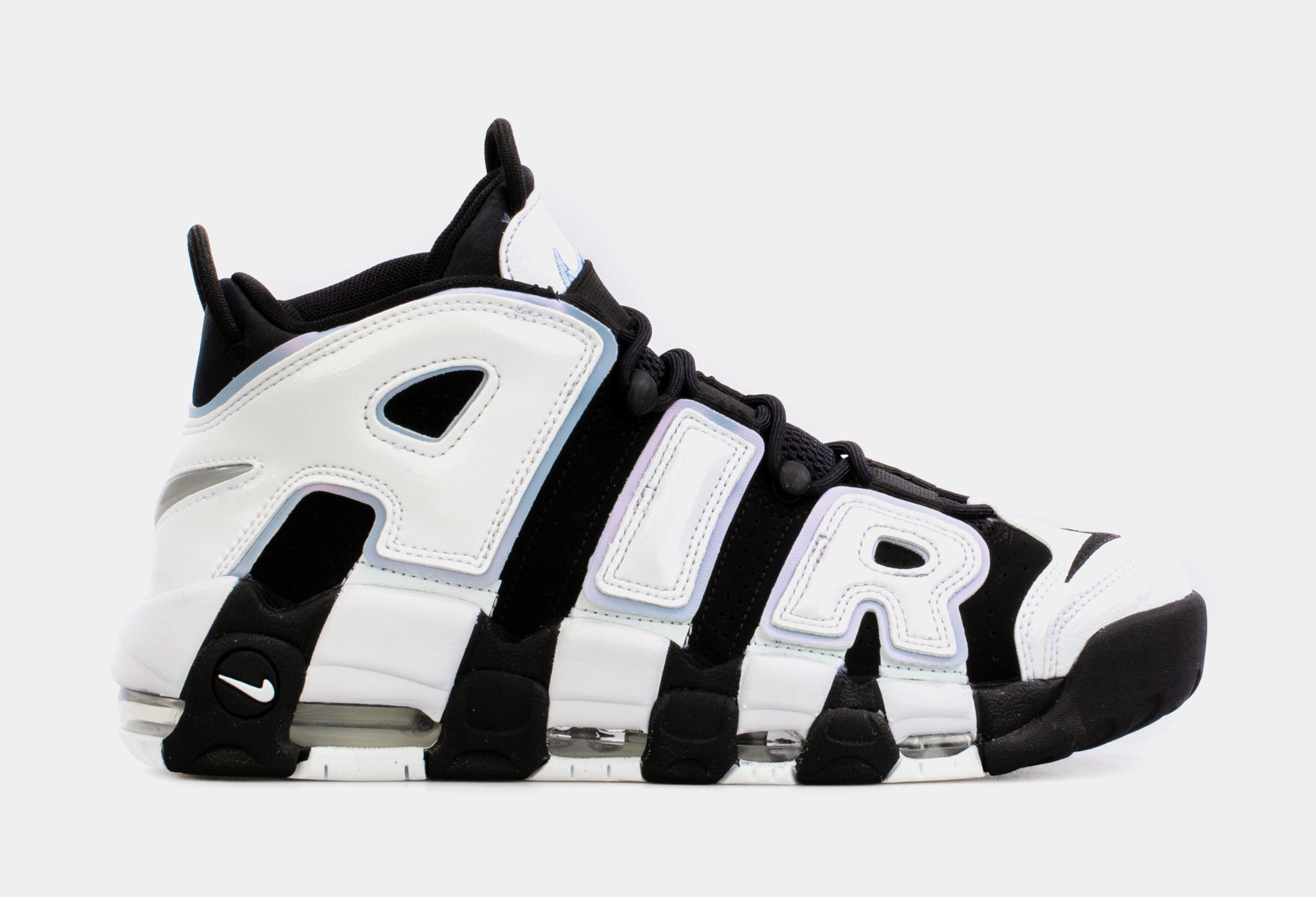 ON FOOT” NIKE AIR MORE UPTEMPO '96 (BLACK/ACTION GRAPE) 