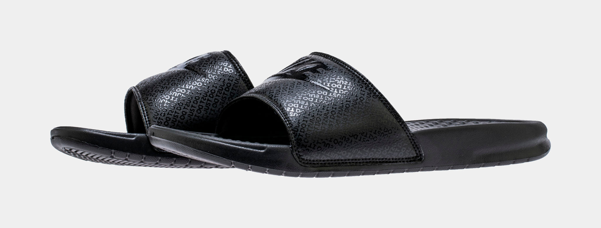 Nike velcro hot sale slides mens