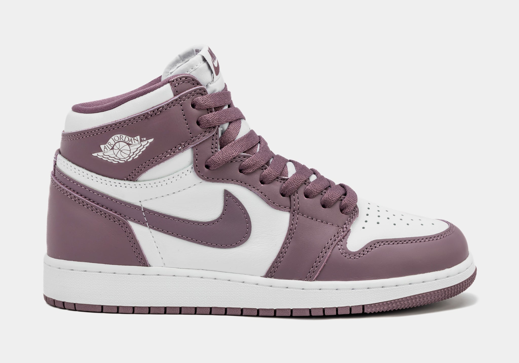 Air Jordan 1 Retro High OG Sky J Mauve Grade School Lifestyle Shoes  (White/Sky J Mauve) Free Shipping