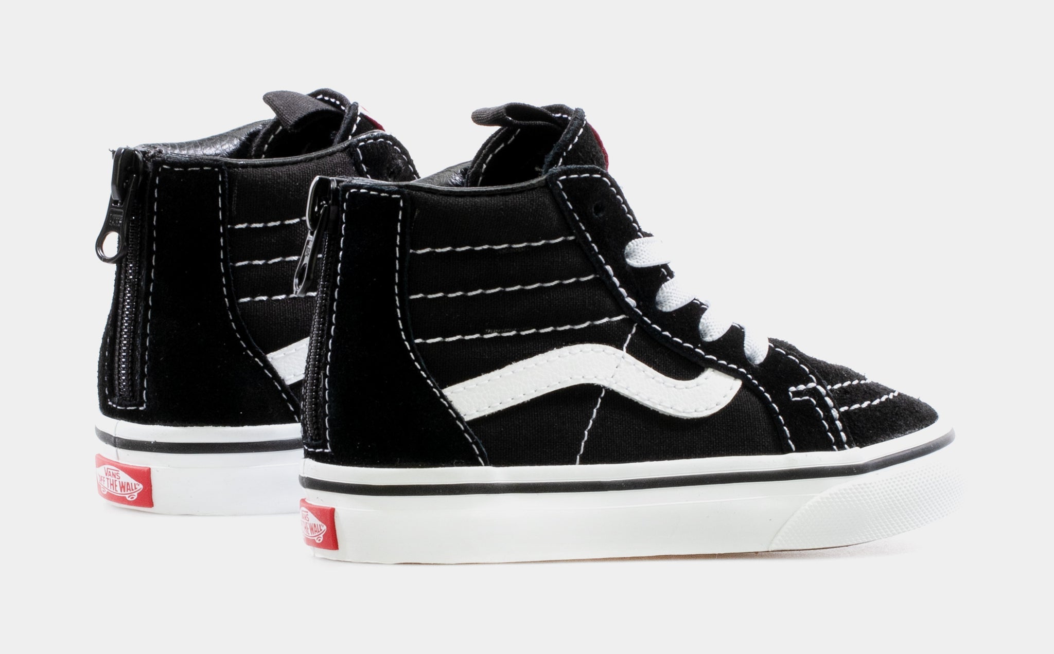 Vans SK8-HI Zip Infant Toddler Skateboarding Shoe Black White