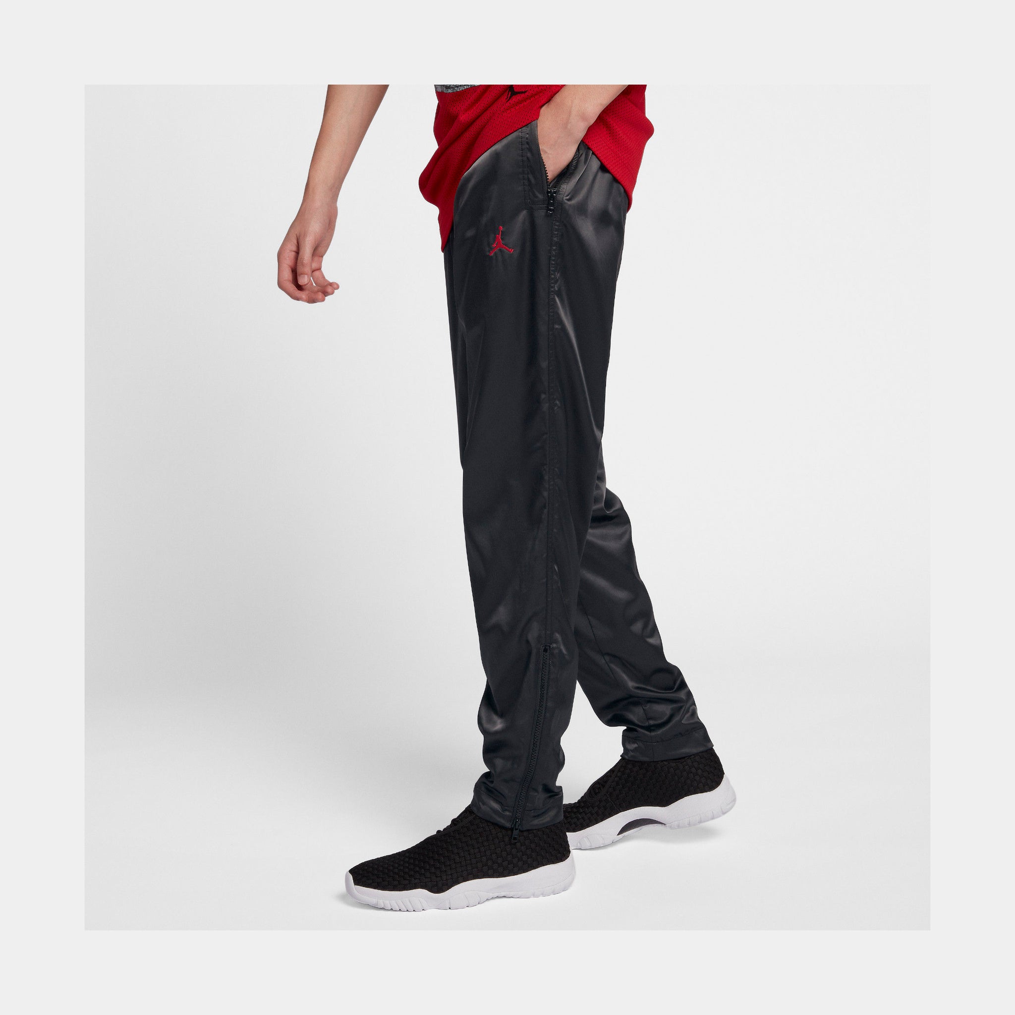 Skinny Satin Design Suit Pants | boohooMAN USA