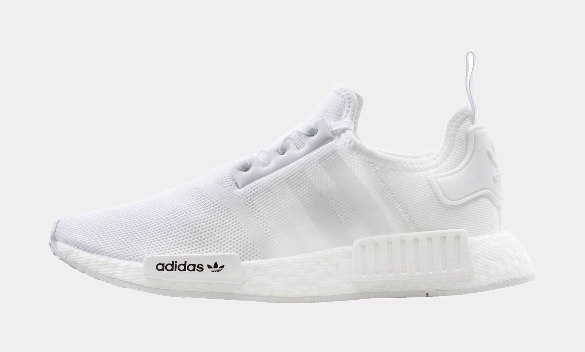 NMD R1 Grade School Running Shoe White