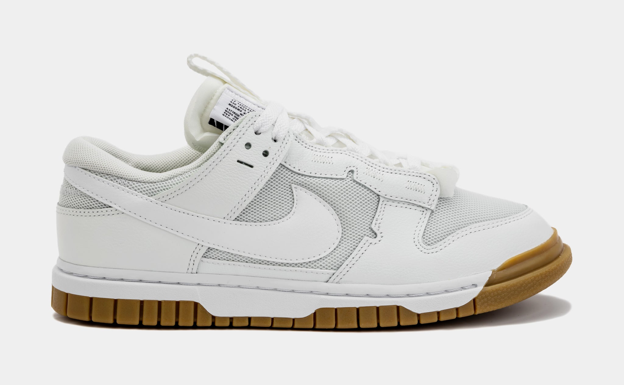 Nike Dunk Low Remastered White Gum Mens Lifestyle Shoes White