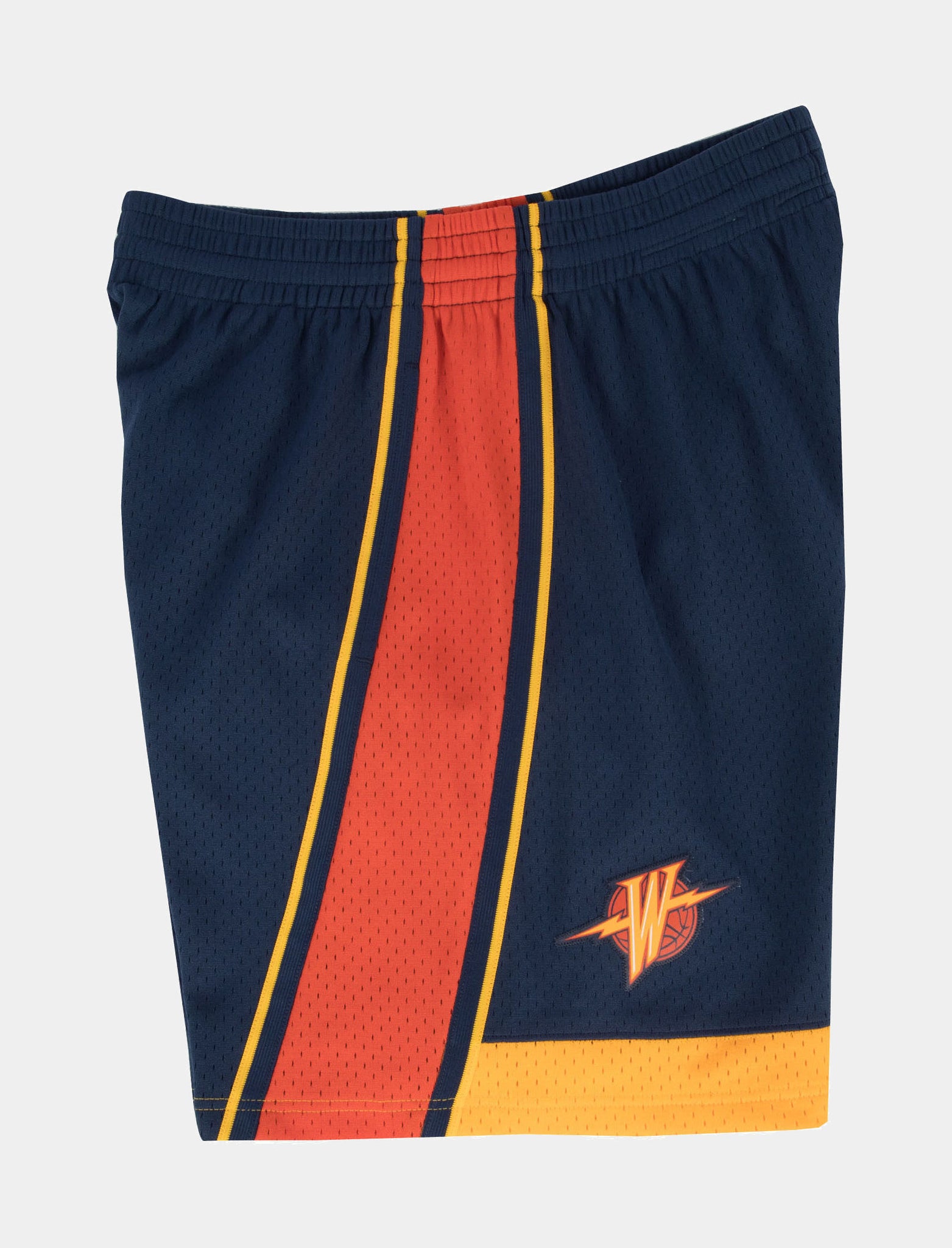 Warriors mitchell and ness hot sale shorts