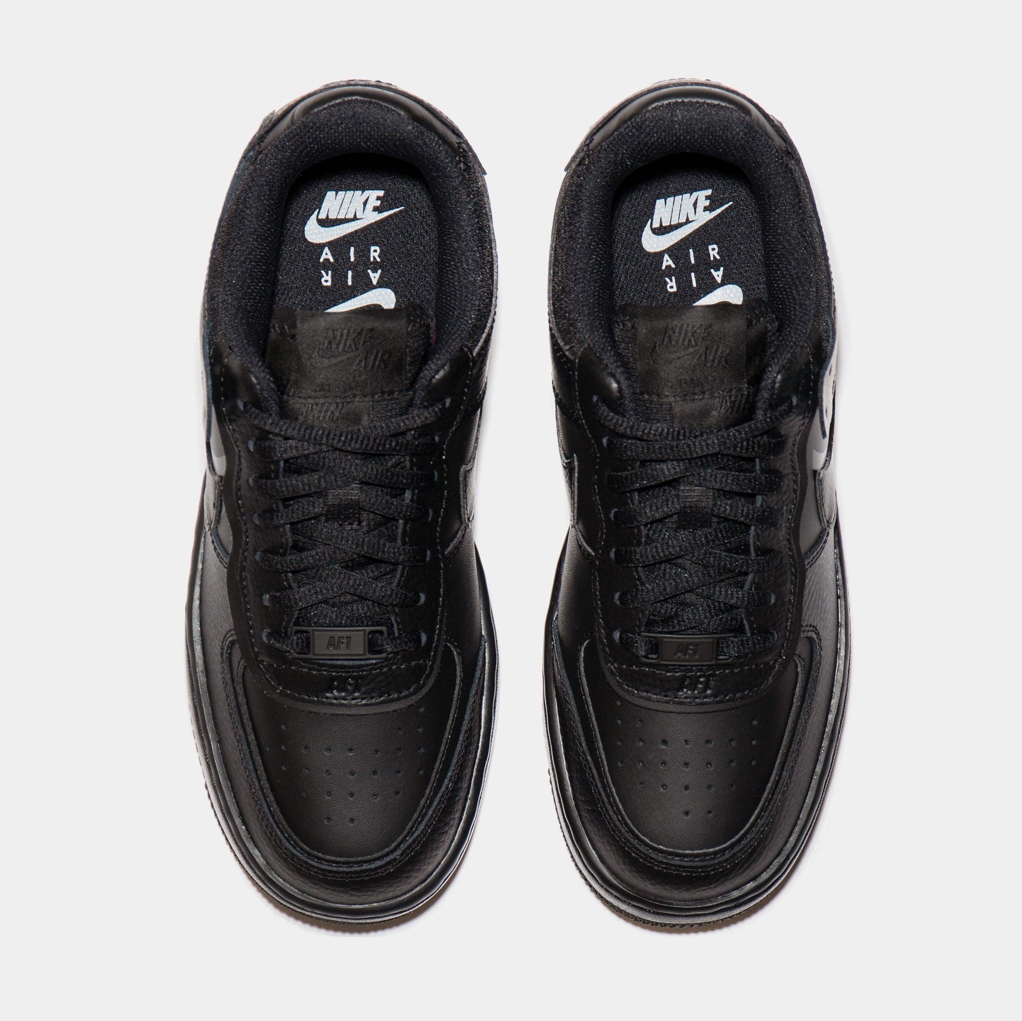 Nike air force store 1 black shoe palace