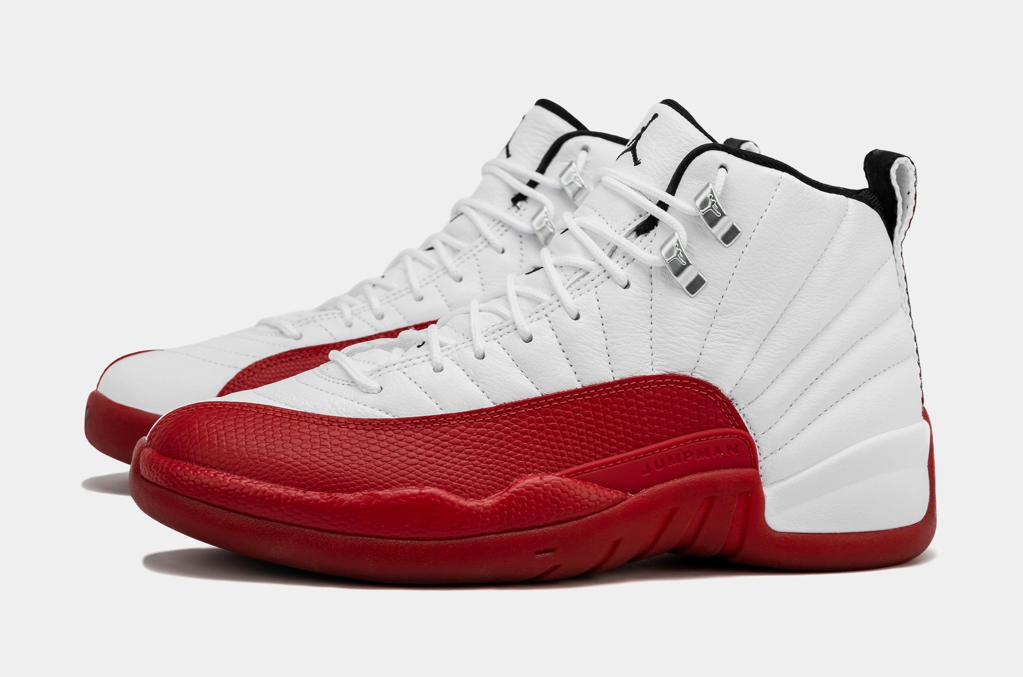 Jordan Air Jordan 12 Retro Cherry Red Mens Lifestyle Shoes Red