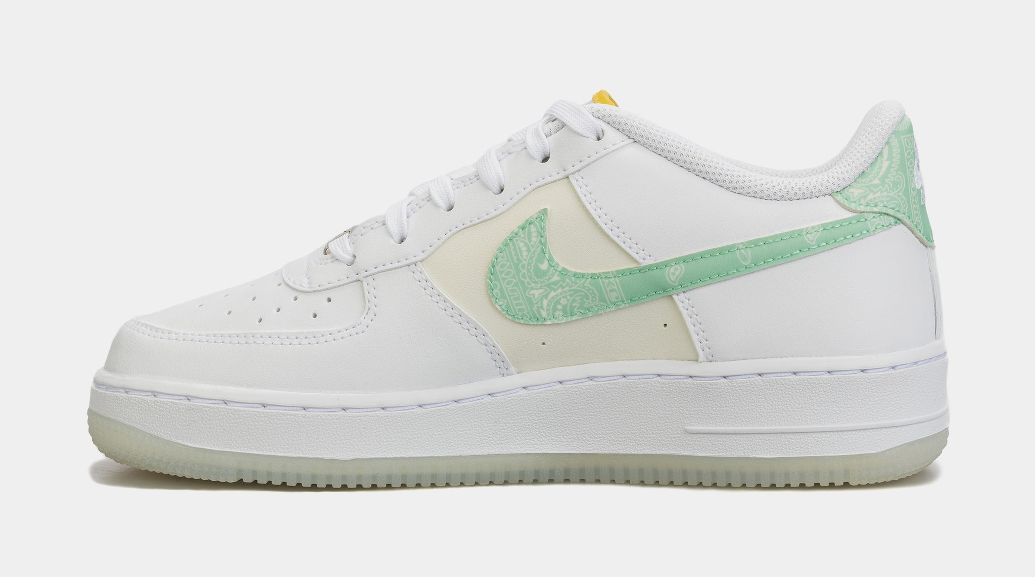 Nike Air Force 1 LV8 Grade School Lifestyle Shoes White Green 
