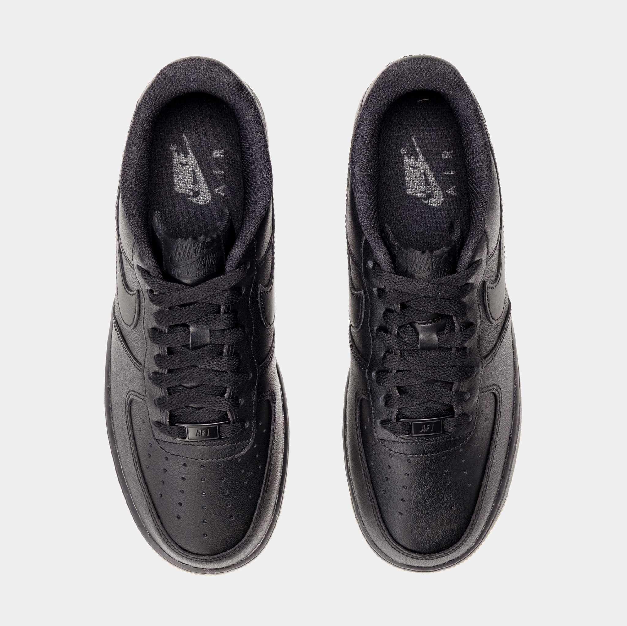 Nike air force store 1 black shoe palace