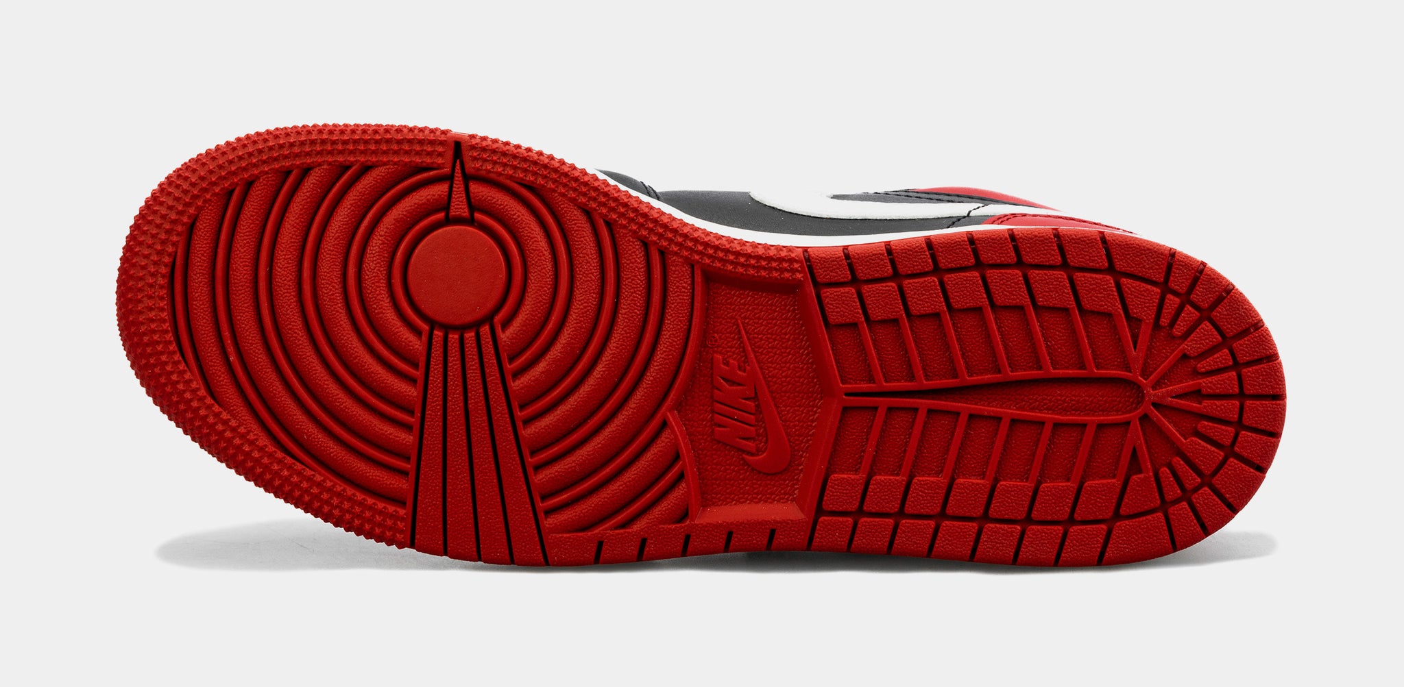 Air Jordan 1 Retro Alternate Bred Toe Grade School Lifestyle Shoes  (Black/Red)