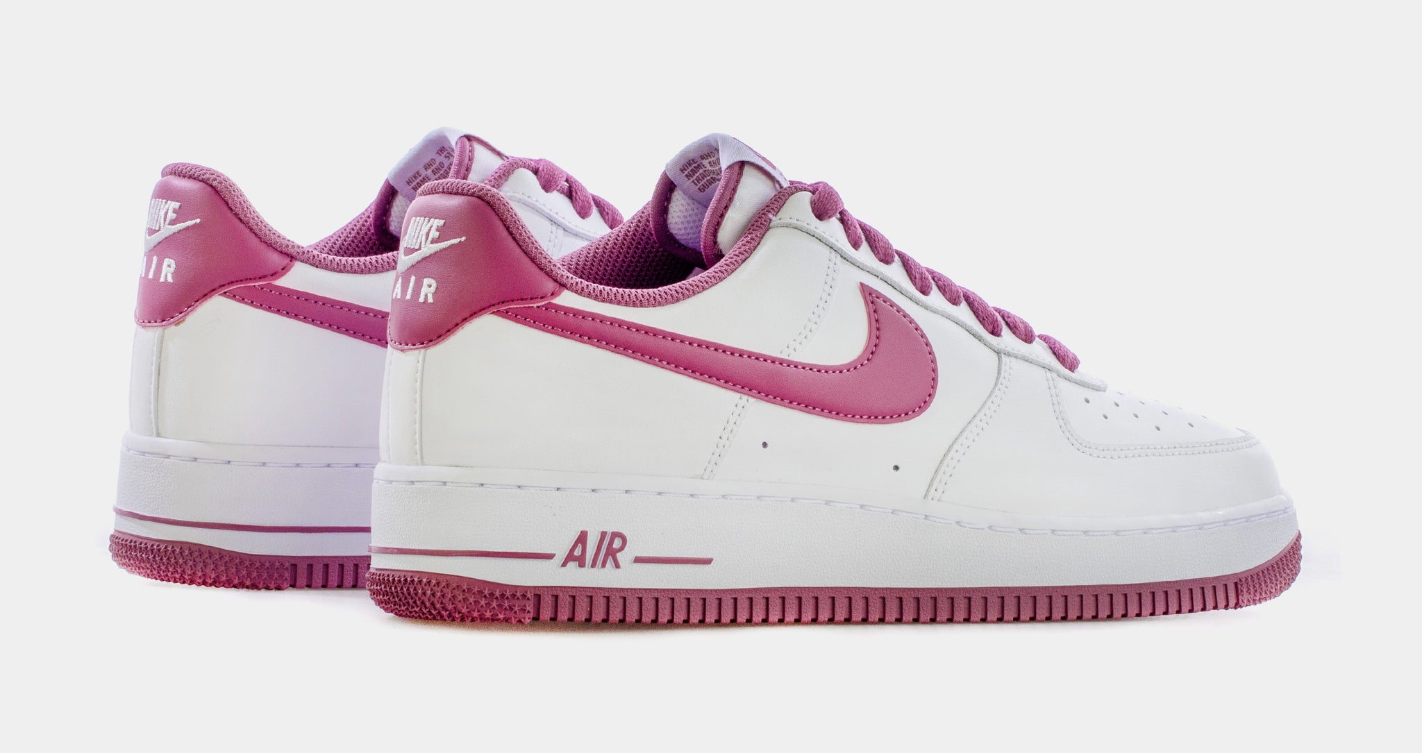 Nike Air Force 1 Low Light Bordeaux Mens Lifestyle Shoes White