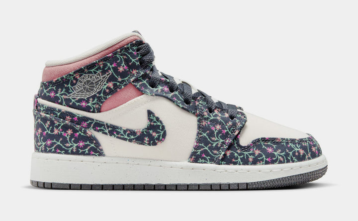Air Jordan 1 Mid SE Grade School Lifestyle Shoes