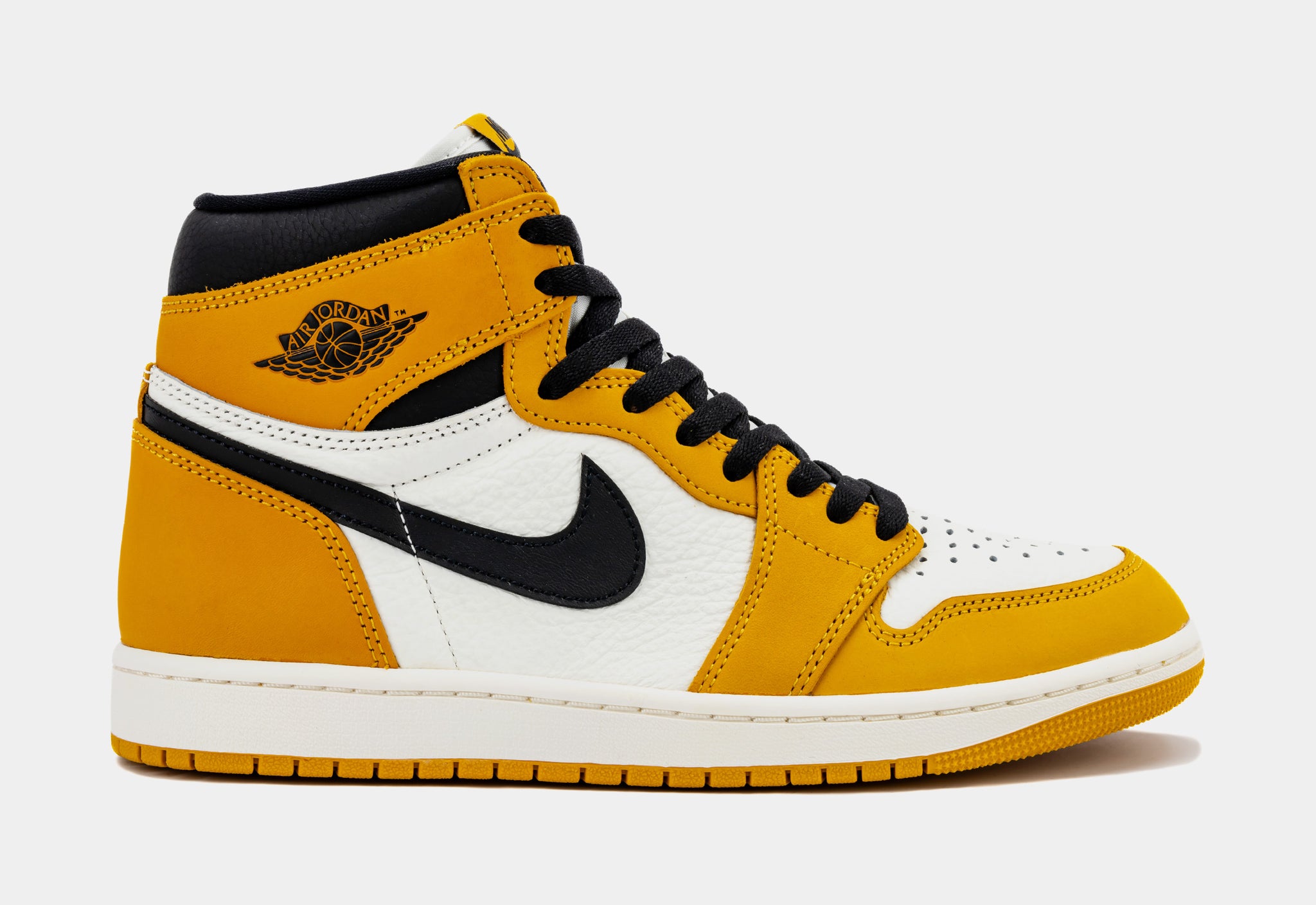 Air Jordan 1 Retro High OG Yellow Ochre Mens Lifestyle Shoes Yellow Ochre Sail Black