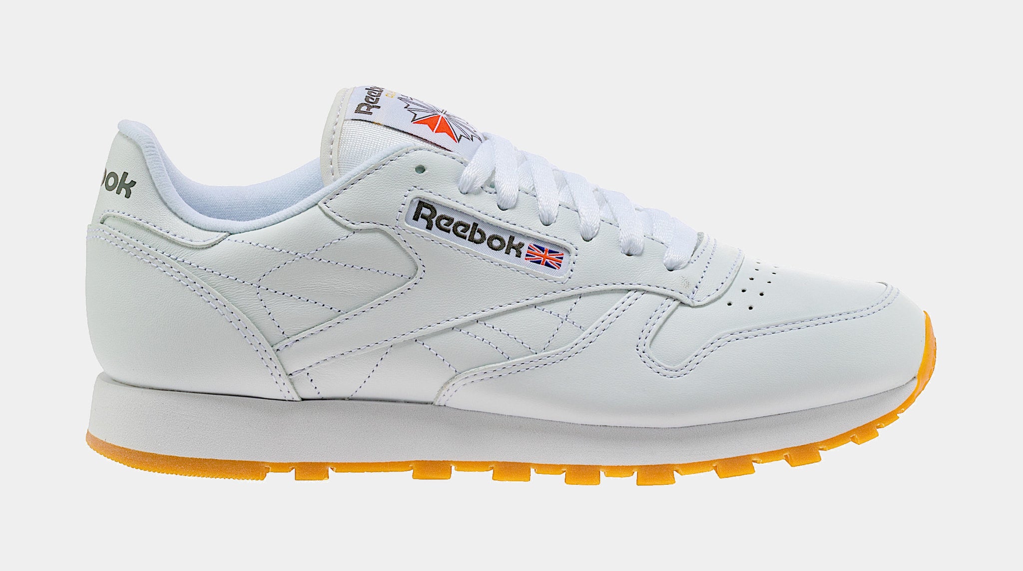 White leather cheap reebok shoes