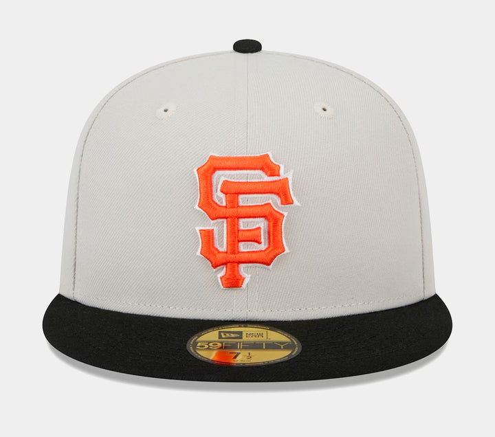 San Francisco Giants 25th Anniversary Botanical 59FIFTY Fitted Hat in Black 8 / Black