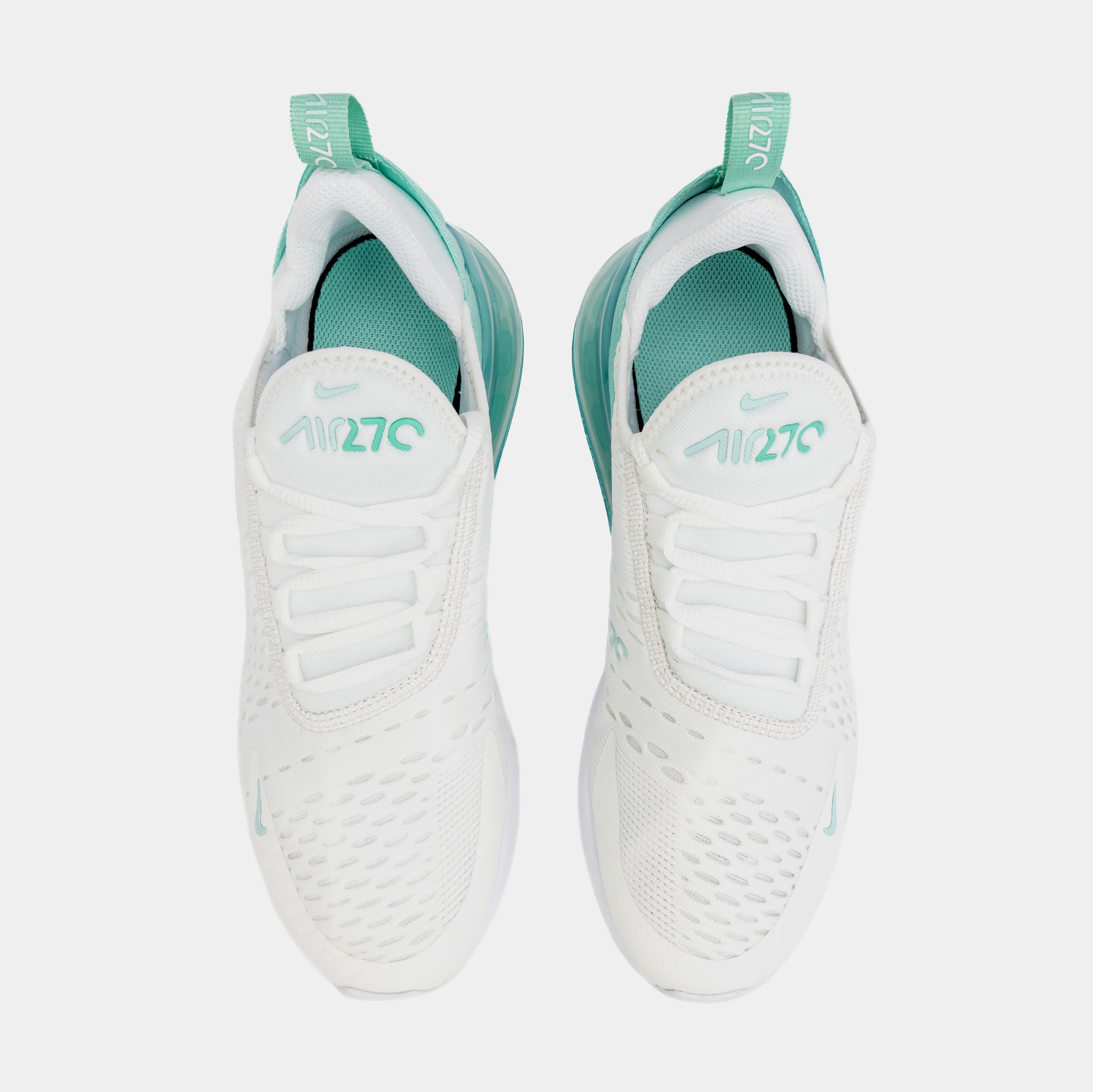 Nike Air Max 270 Grade School Lifestyle Shoes Summit White Jade