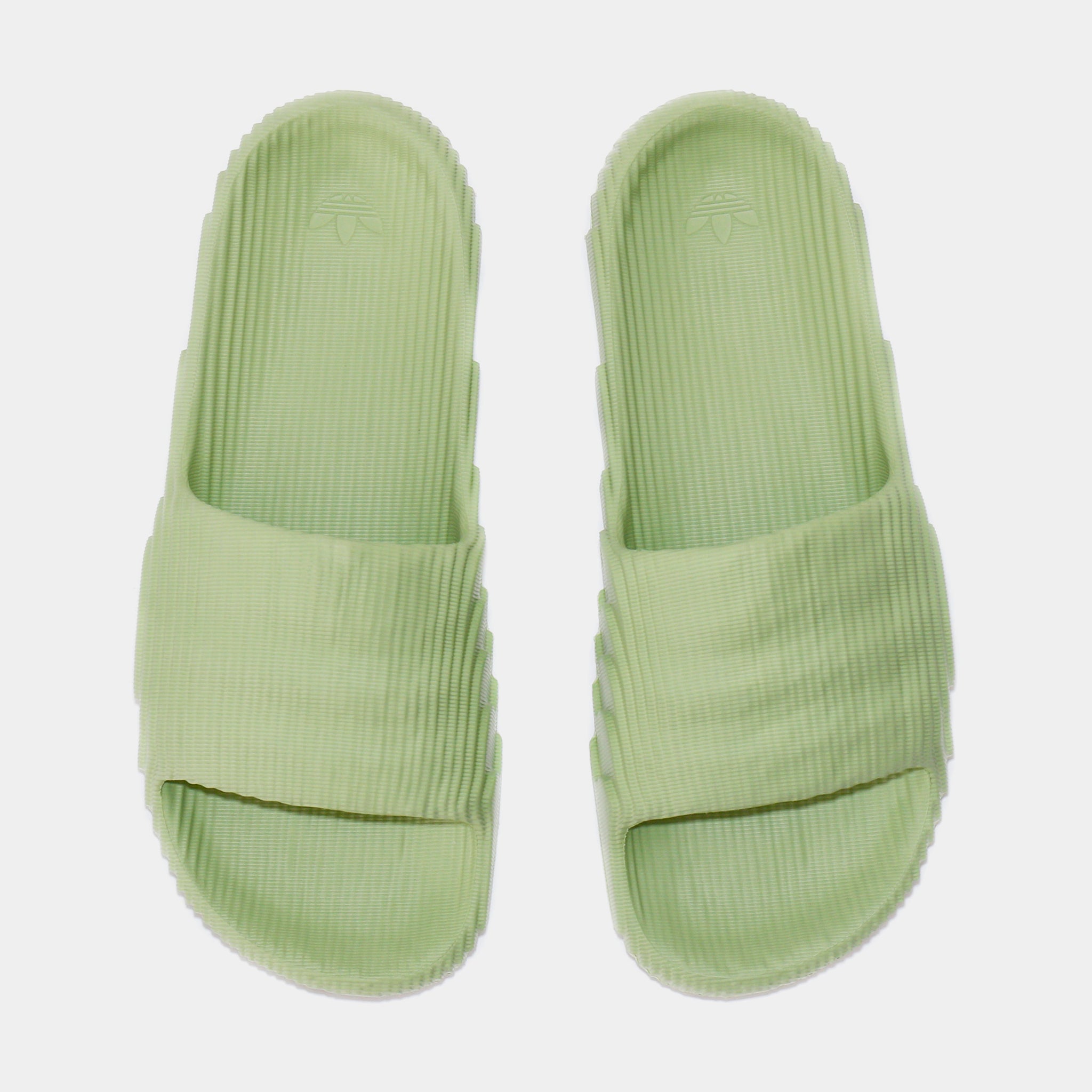 Adidas sales slippers green