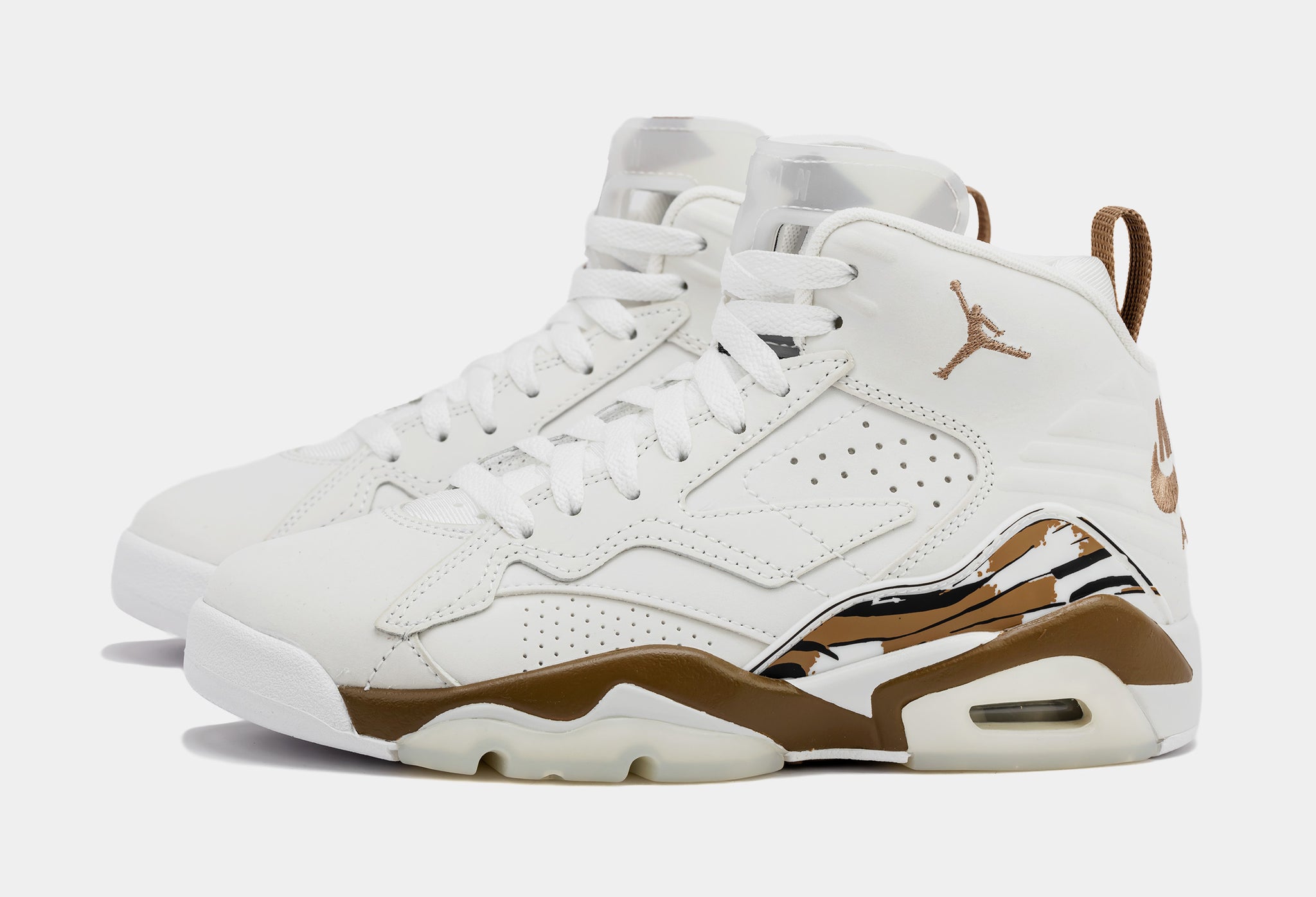 White and 2024 brown jordans