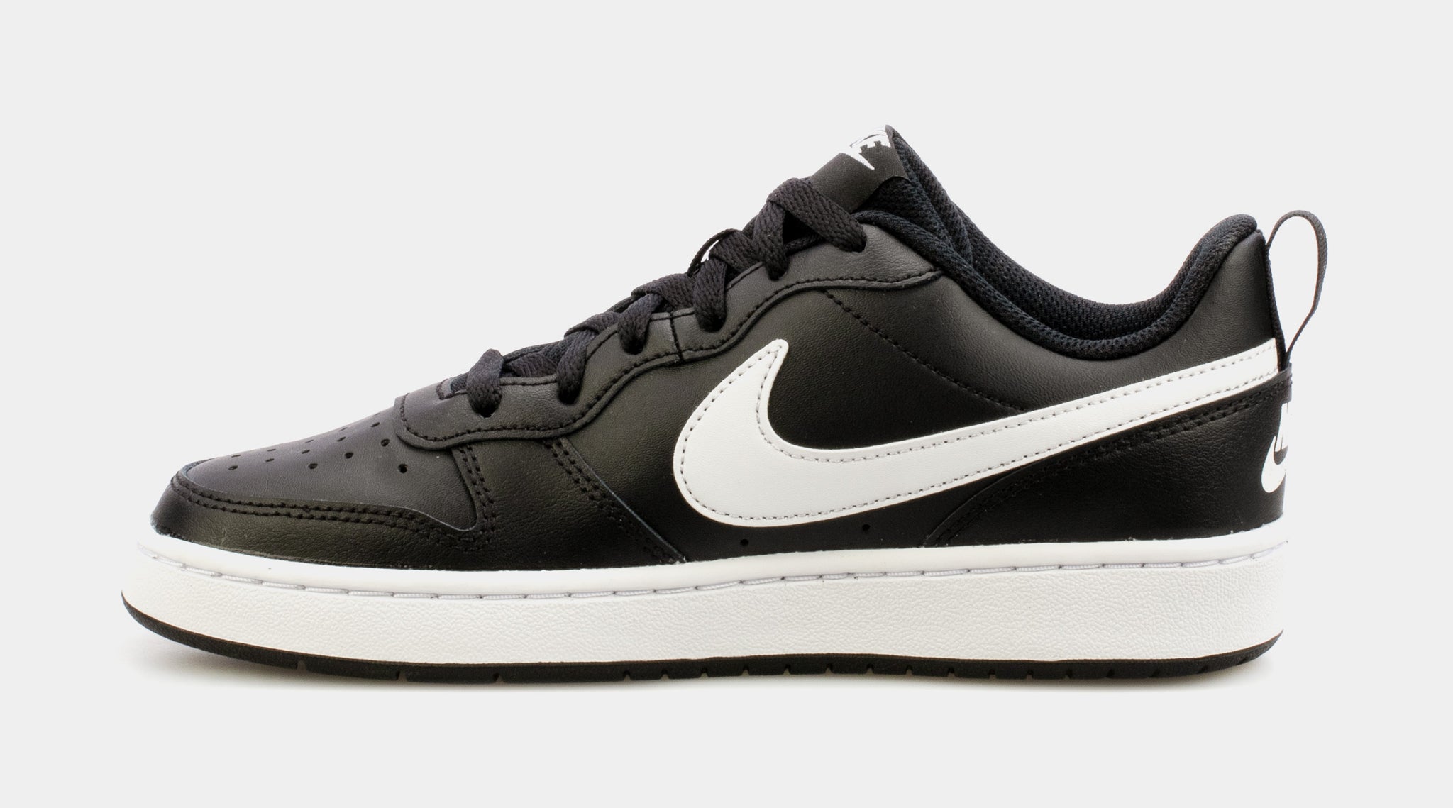 Nike court borough shop low white black