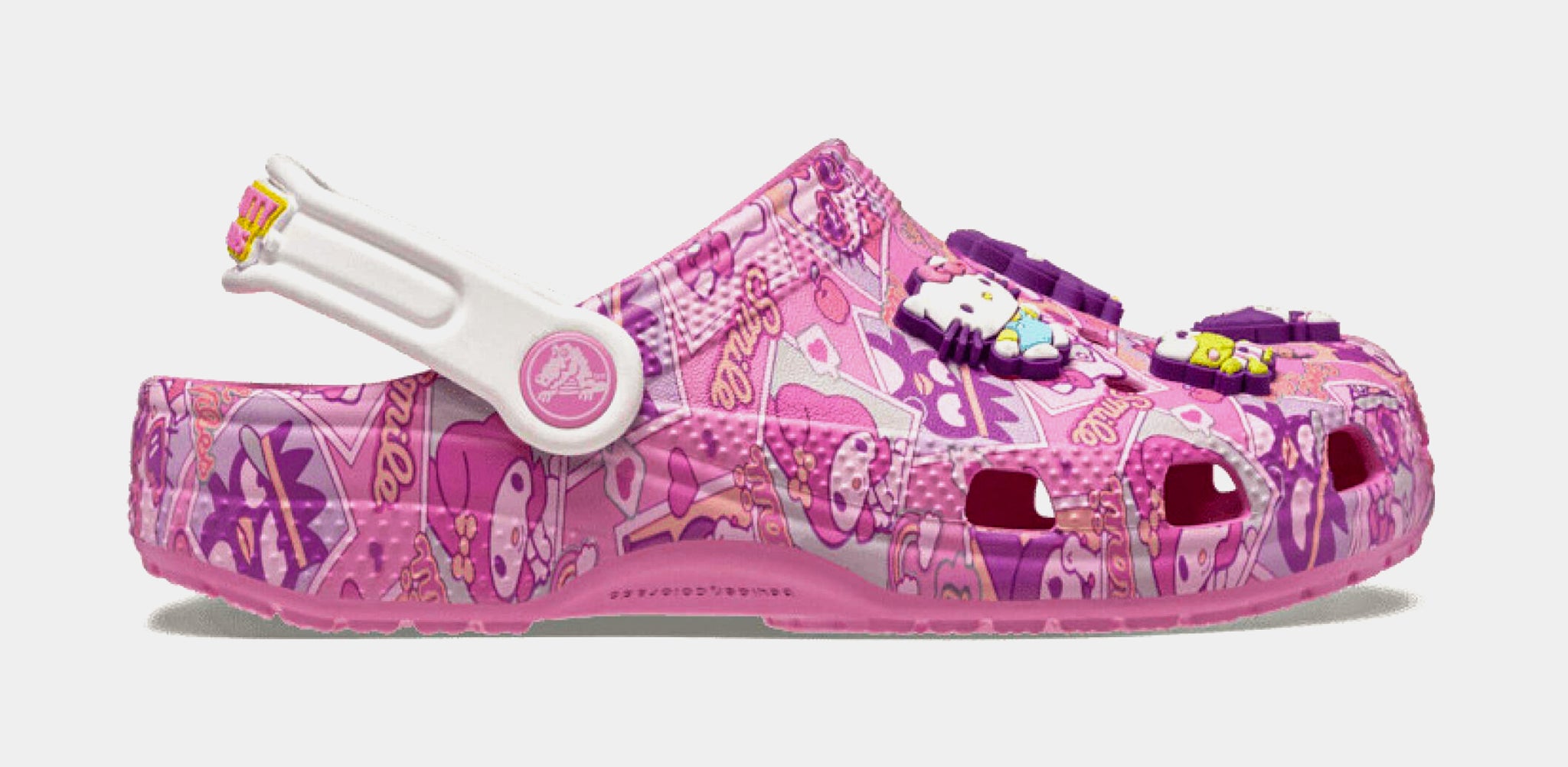 Amazon.com | Everyday Delights Hello Kitty Slides Beach Sandals Slippers  for Girls Kids Children - White L Size | Sandals