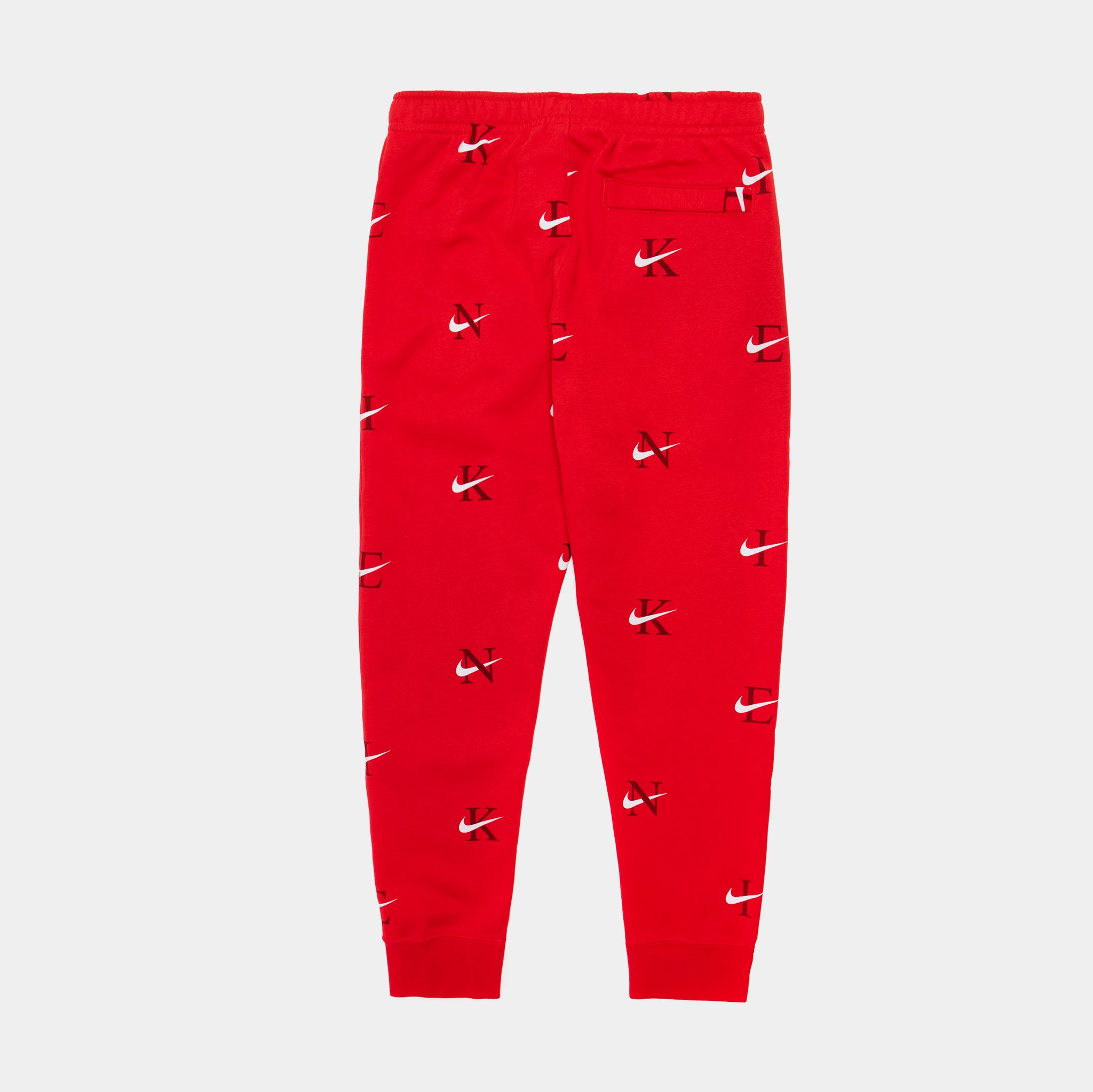 Red and clearance white nike sweatpants