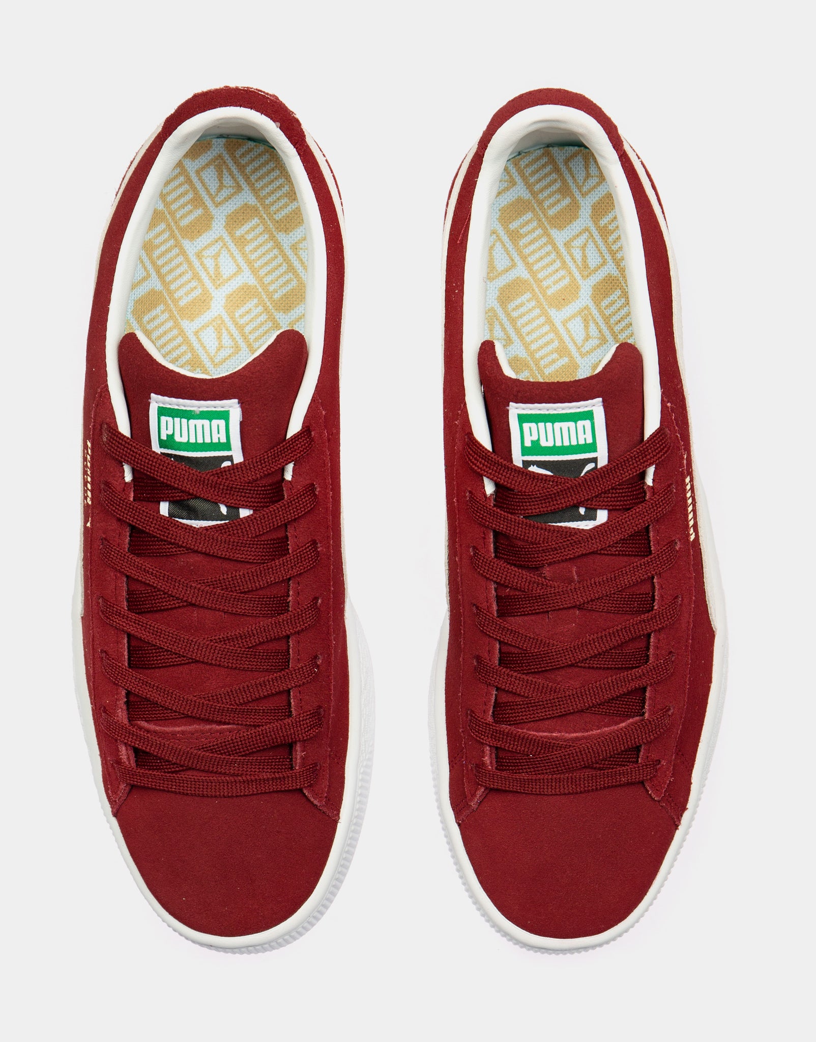 Maroon on sale puma suede