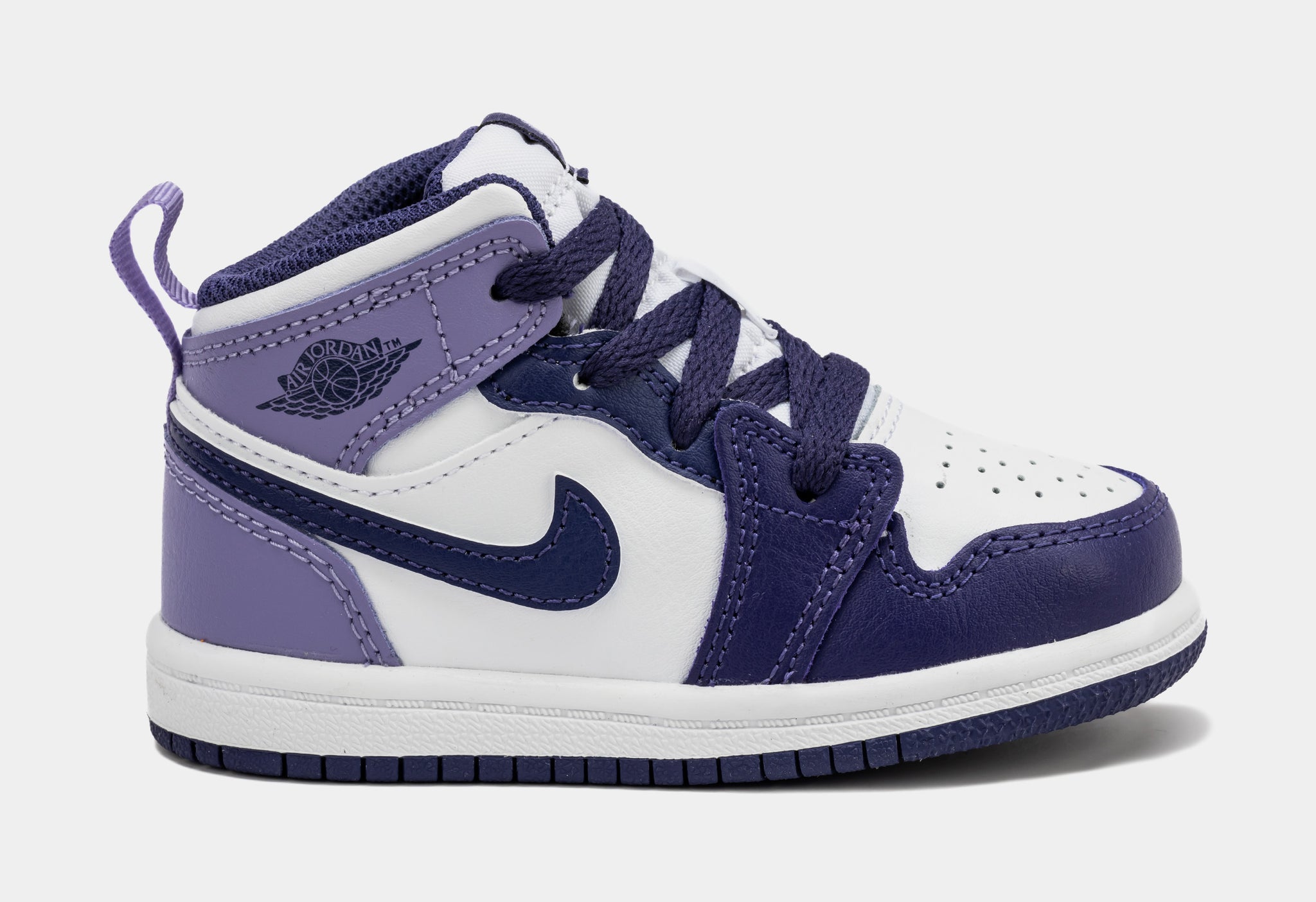 Jordan Air Jordan 1 Mid Infant Toddler Lifestyle Shoes Purple