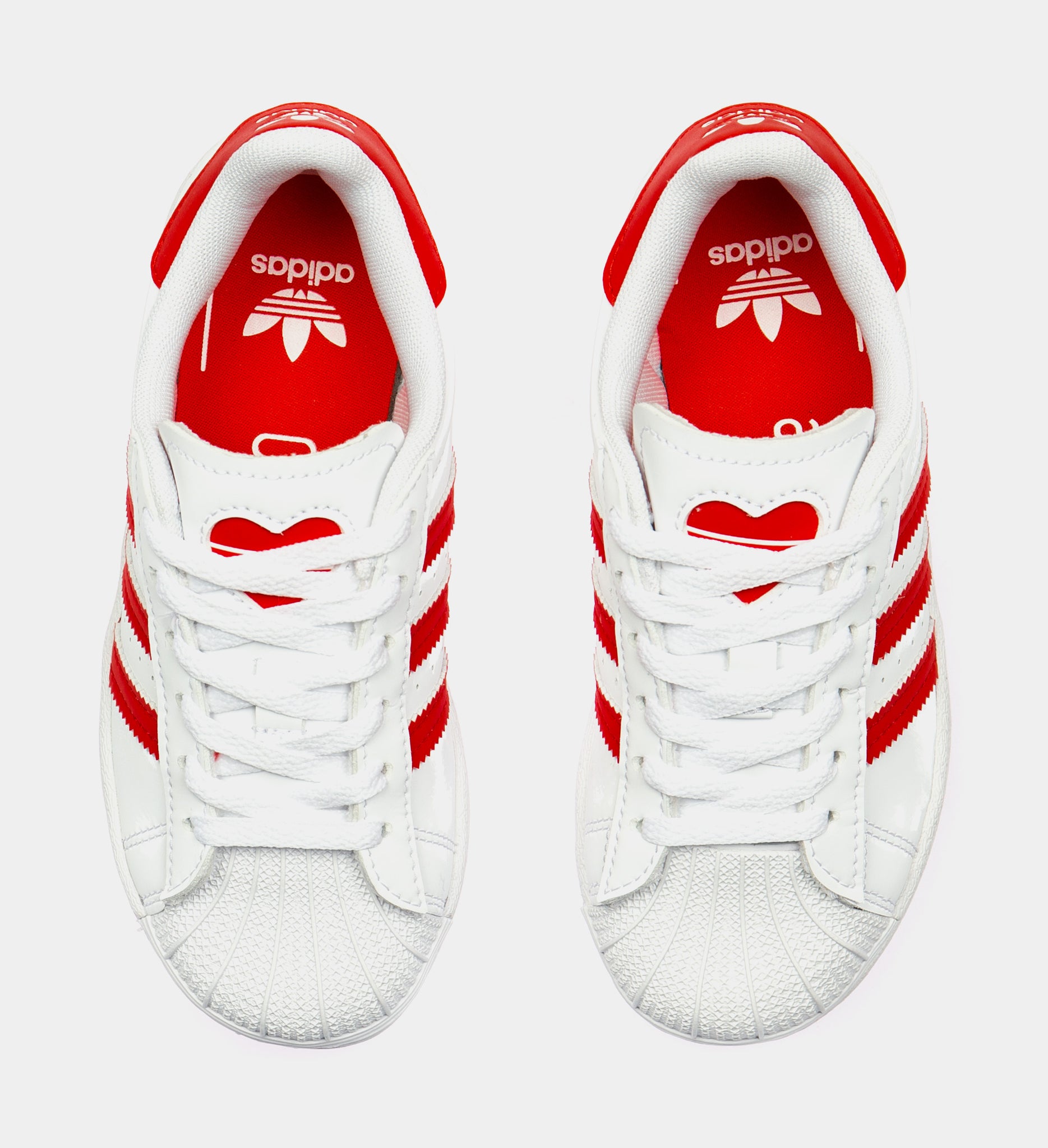 adidas Superstar Preschool Lifestyle Shoe White Red FY2573 Shoe