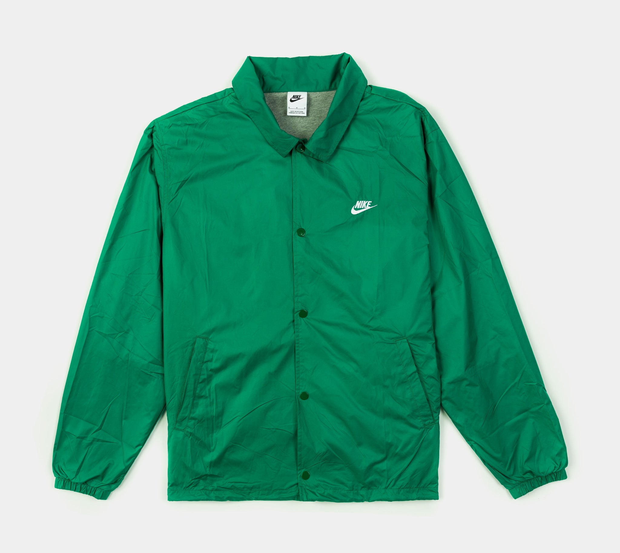 Nike NSW Club Coaches Mens Jacket Green White FN3316-365 – Shoe Palace