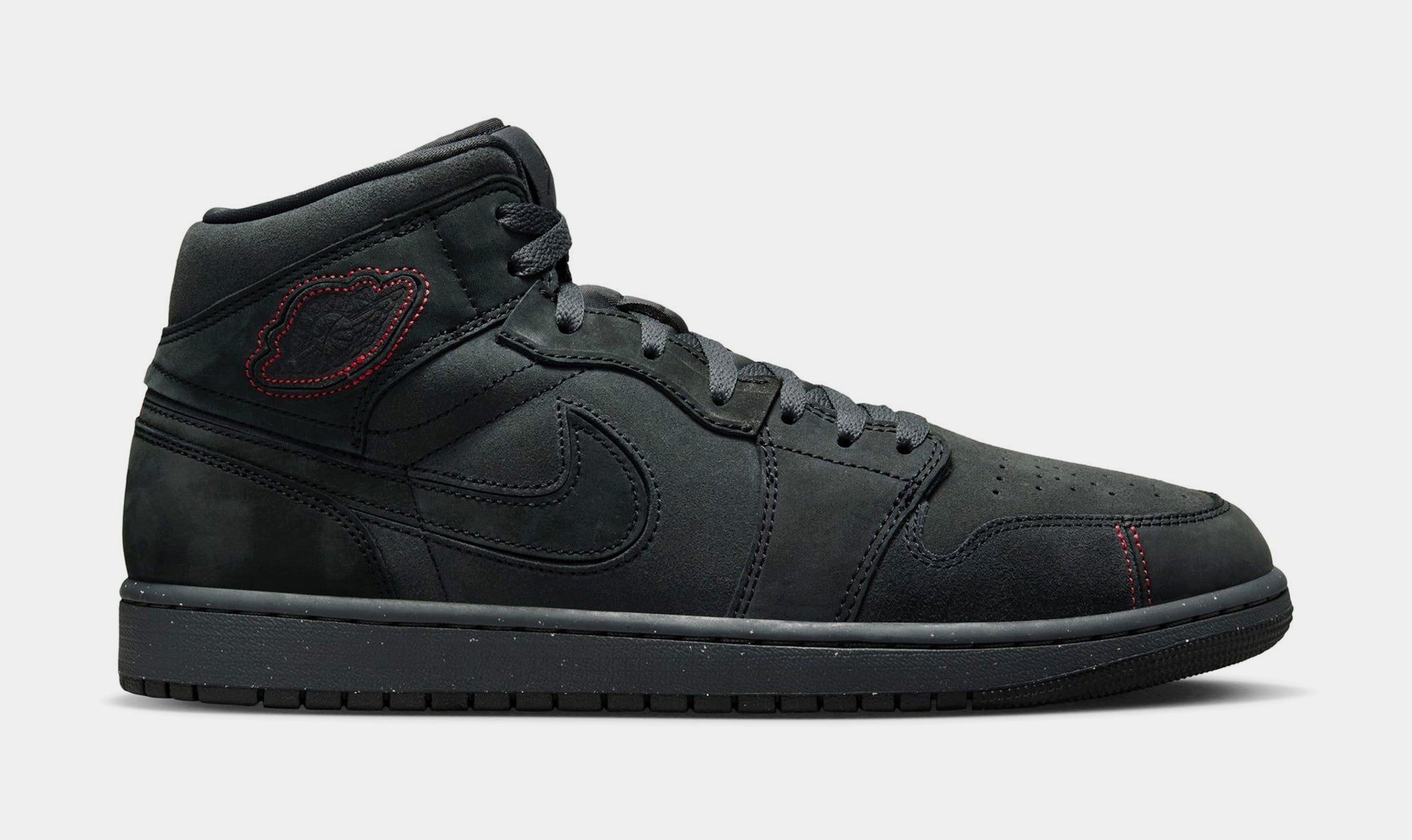 Nike air jordan mid 1 black online