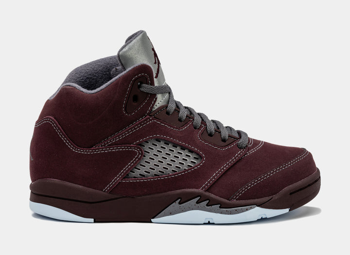 Jordan Air Jordan 5 Retro Burgundy Mens Lifestyle Shoes Burgundy 