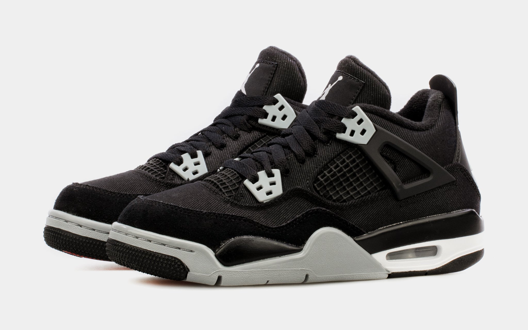 Jordan Air Jordan 4 Retro SE Black Canvas Grade School Lifestyle