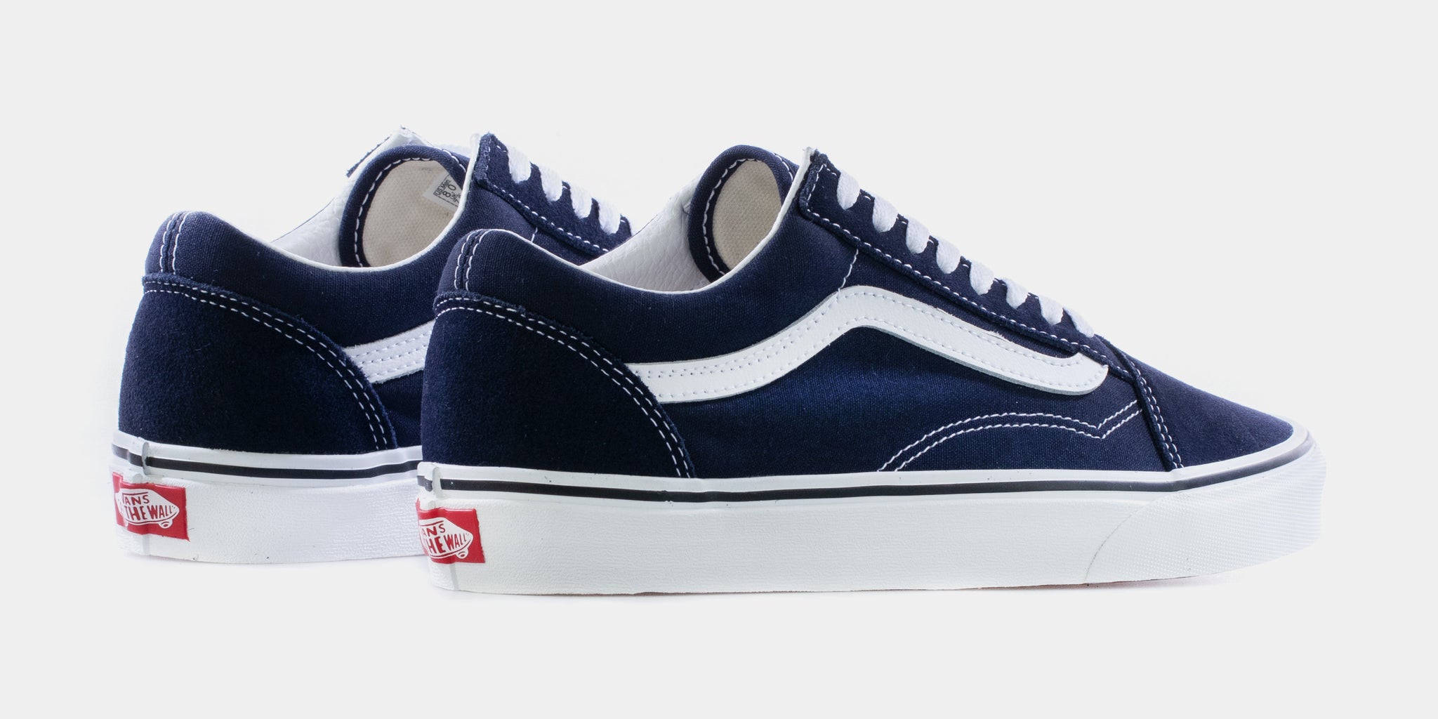 Blue low cut on sale vans