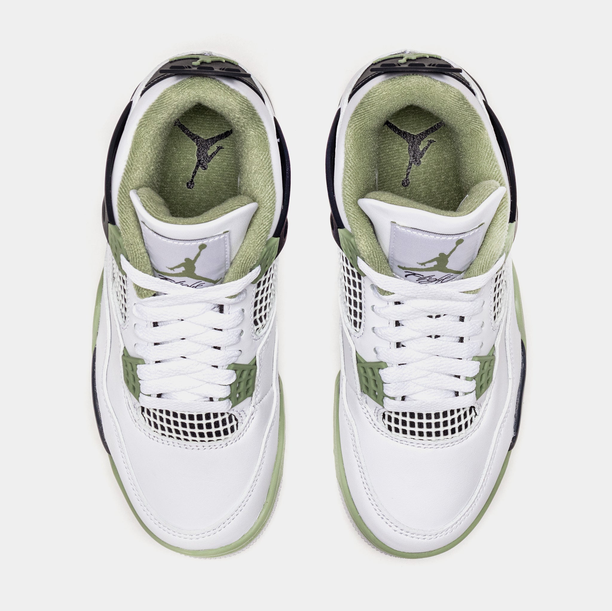 Jordan Air Jordan 4 Retro Oil Green Womens Lifestyle Shoes Green