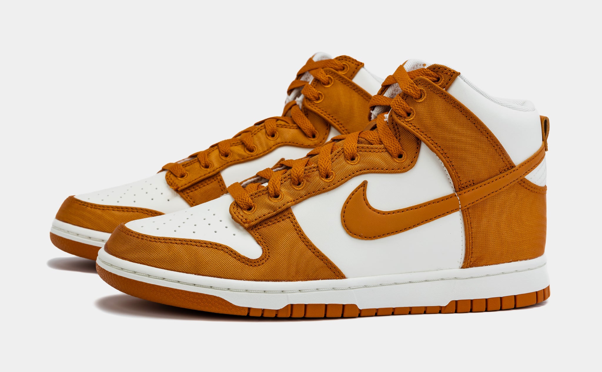 Nike dunk best sale high orange white