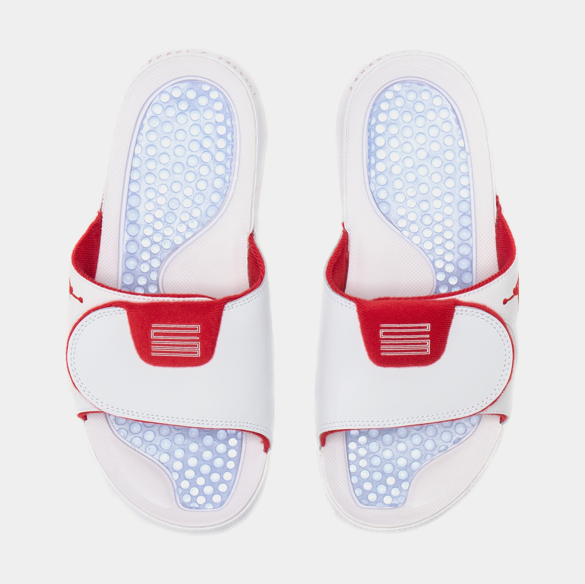 Jordan Hydro XI Retro Slides Mens Sandals White Red AA1336-166