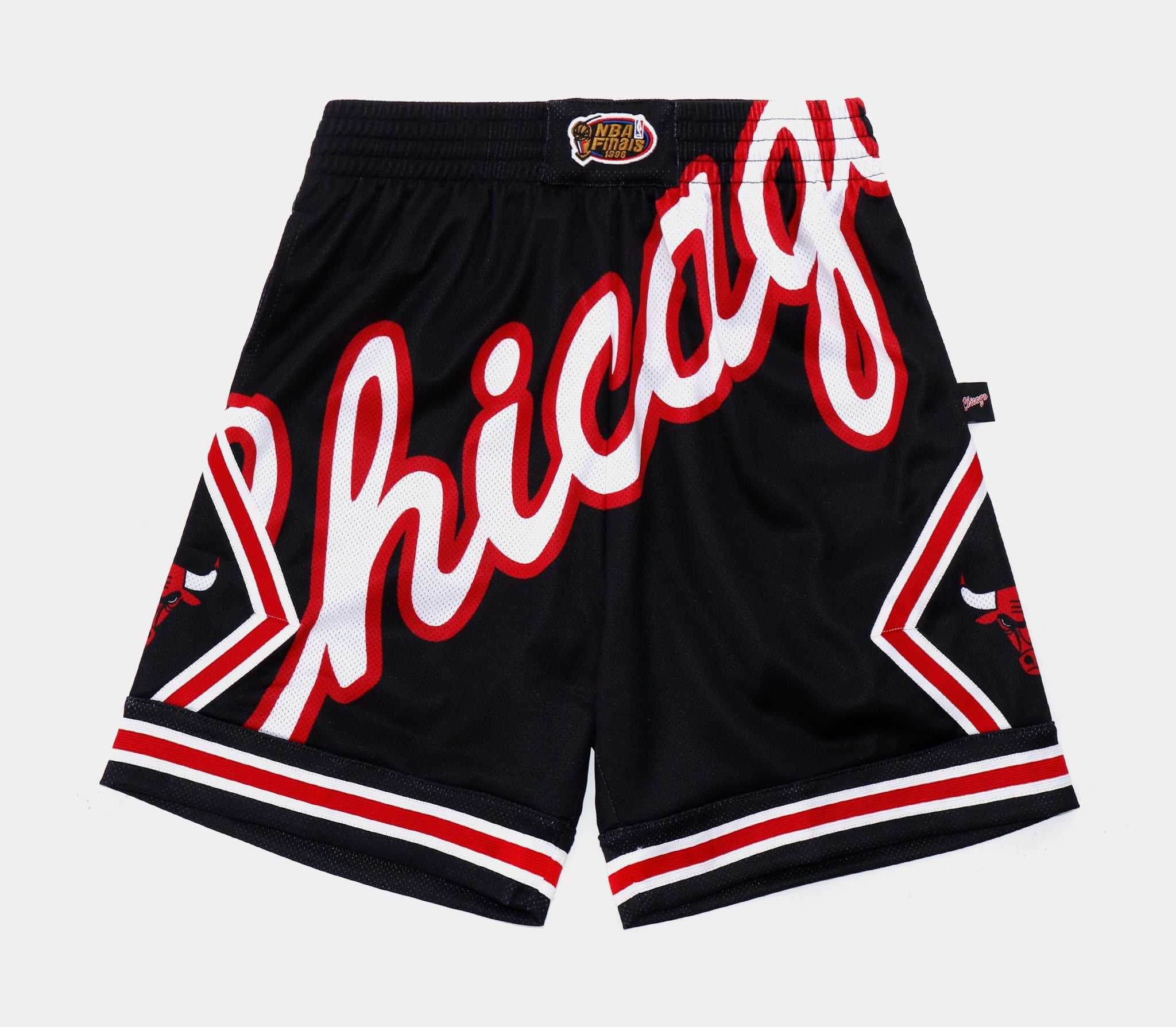 Black New Era NBA Chicago Bulls Fleece Shorts