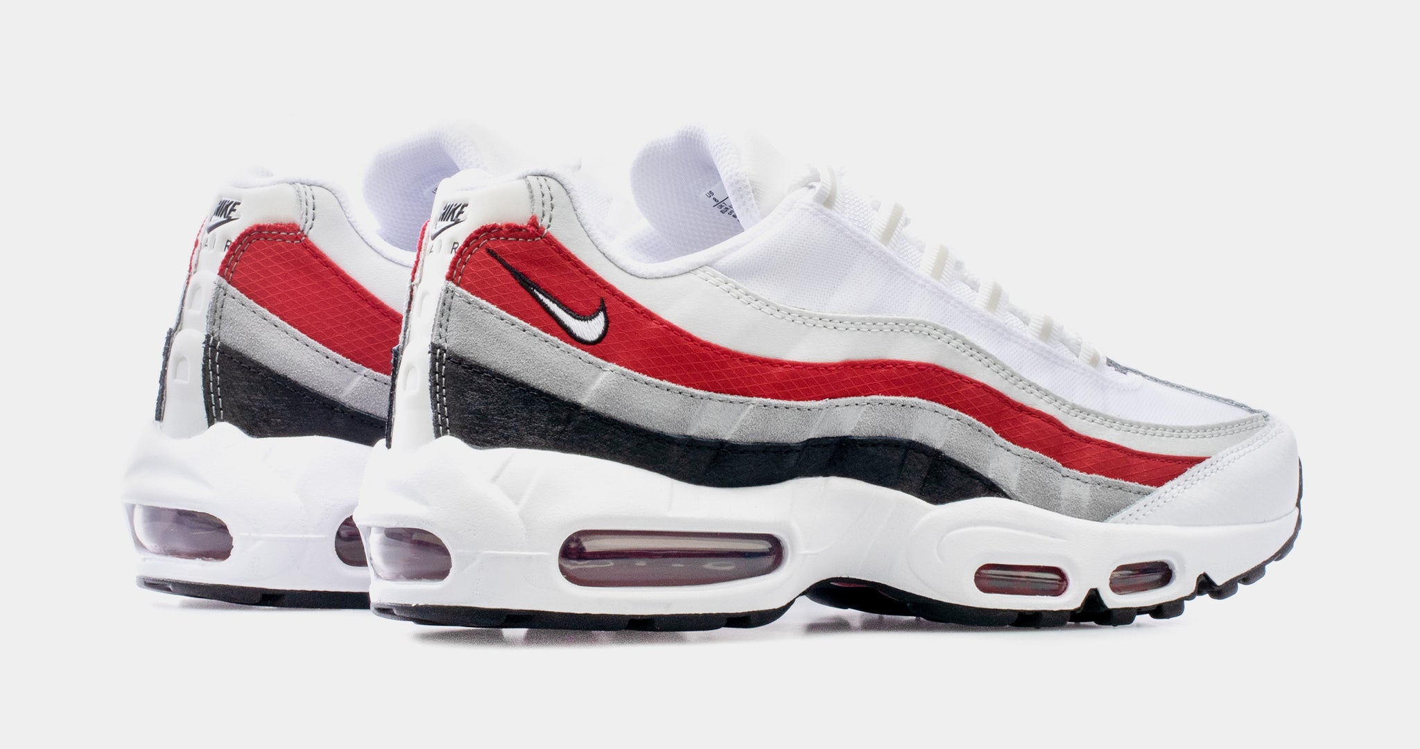 Air max 95 essential white clearance red