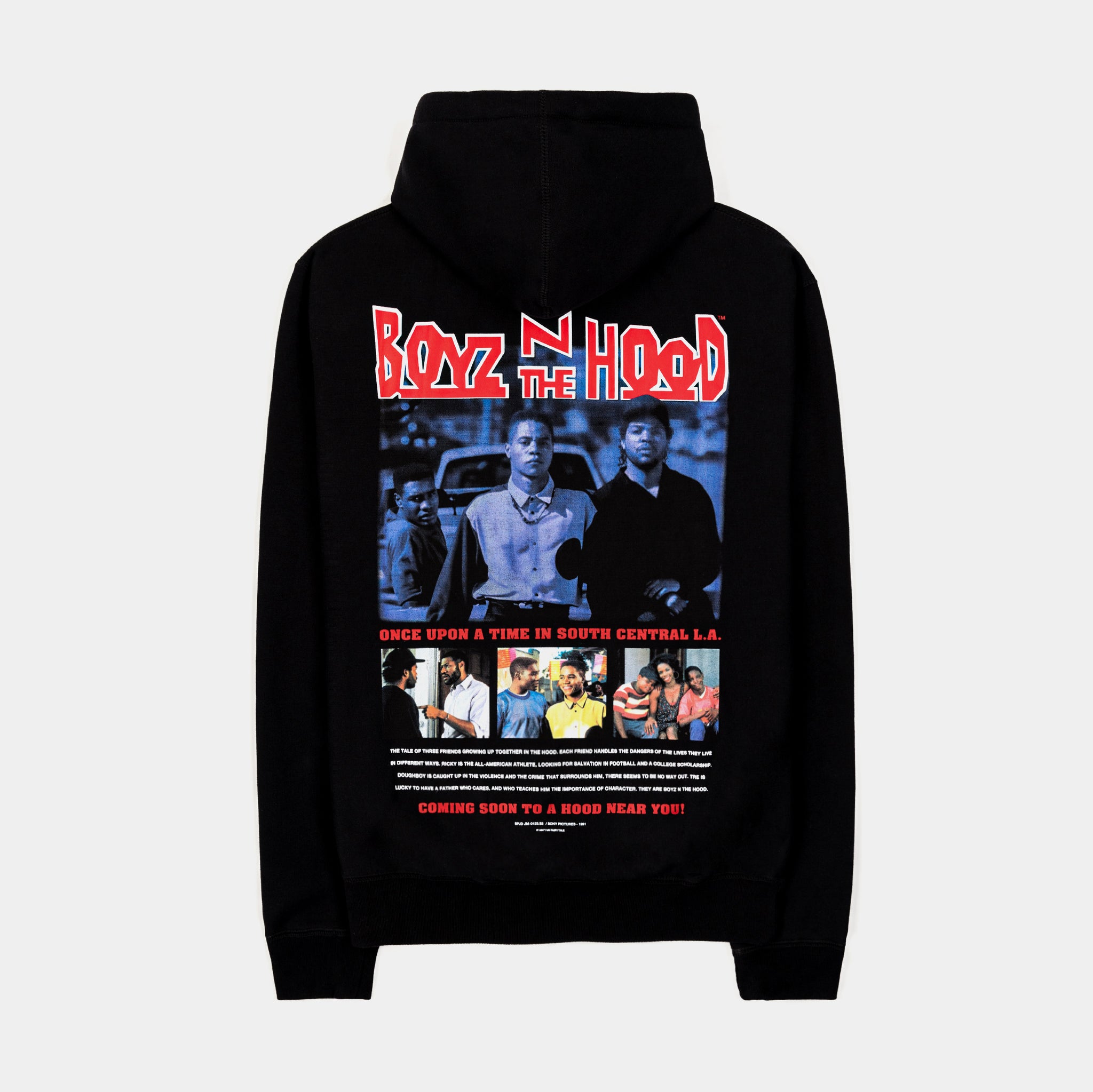 SP x Boyz N The Hood Collage Pullover Mens Hoodie Black