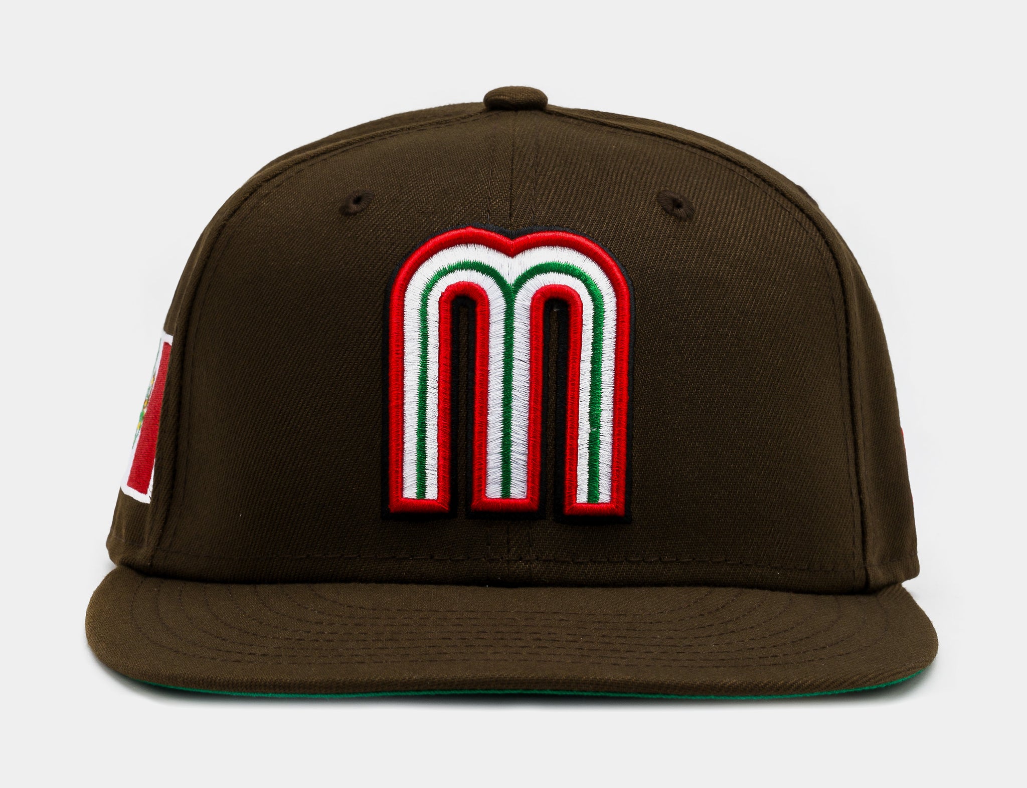 New Era Shoe Palace Exclusive Mexico 59Fifty Fitted Mens Hat Brown