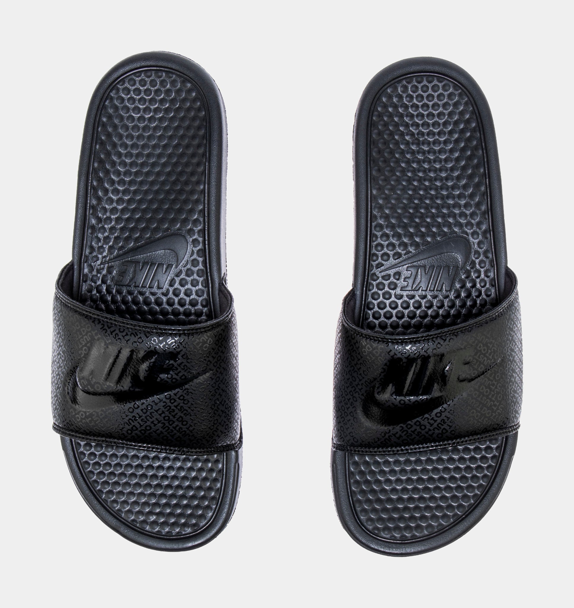 Masaje inundar revisión Nike Benassi JDI Mens Slide Sandal Black 343880 001 – Shoe Palace