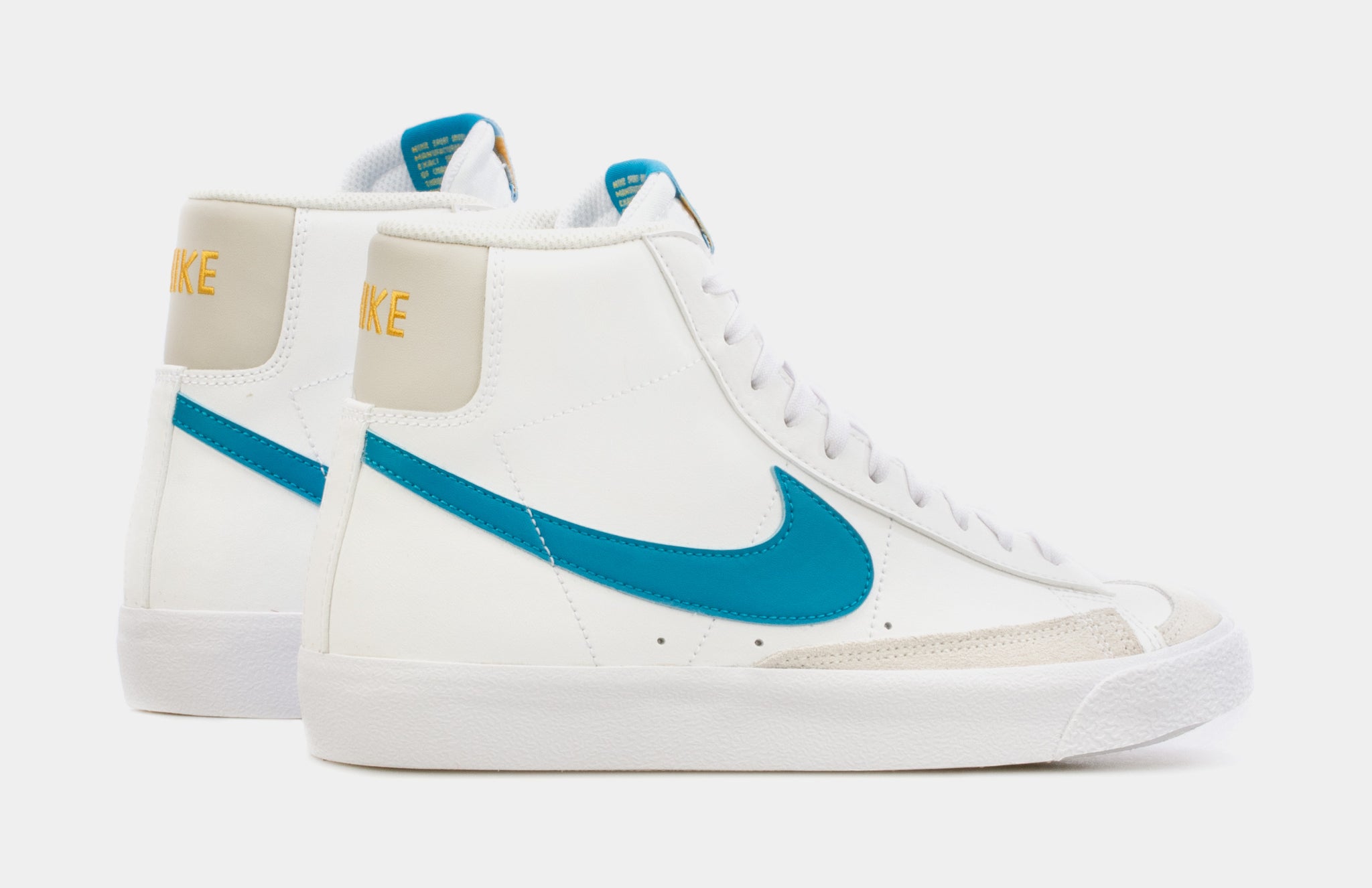 Nike Blazer Mid '77 Grade School Lifestyle Shoes White Blue DA4086